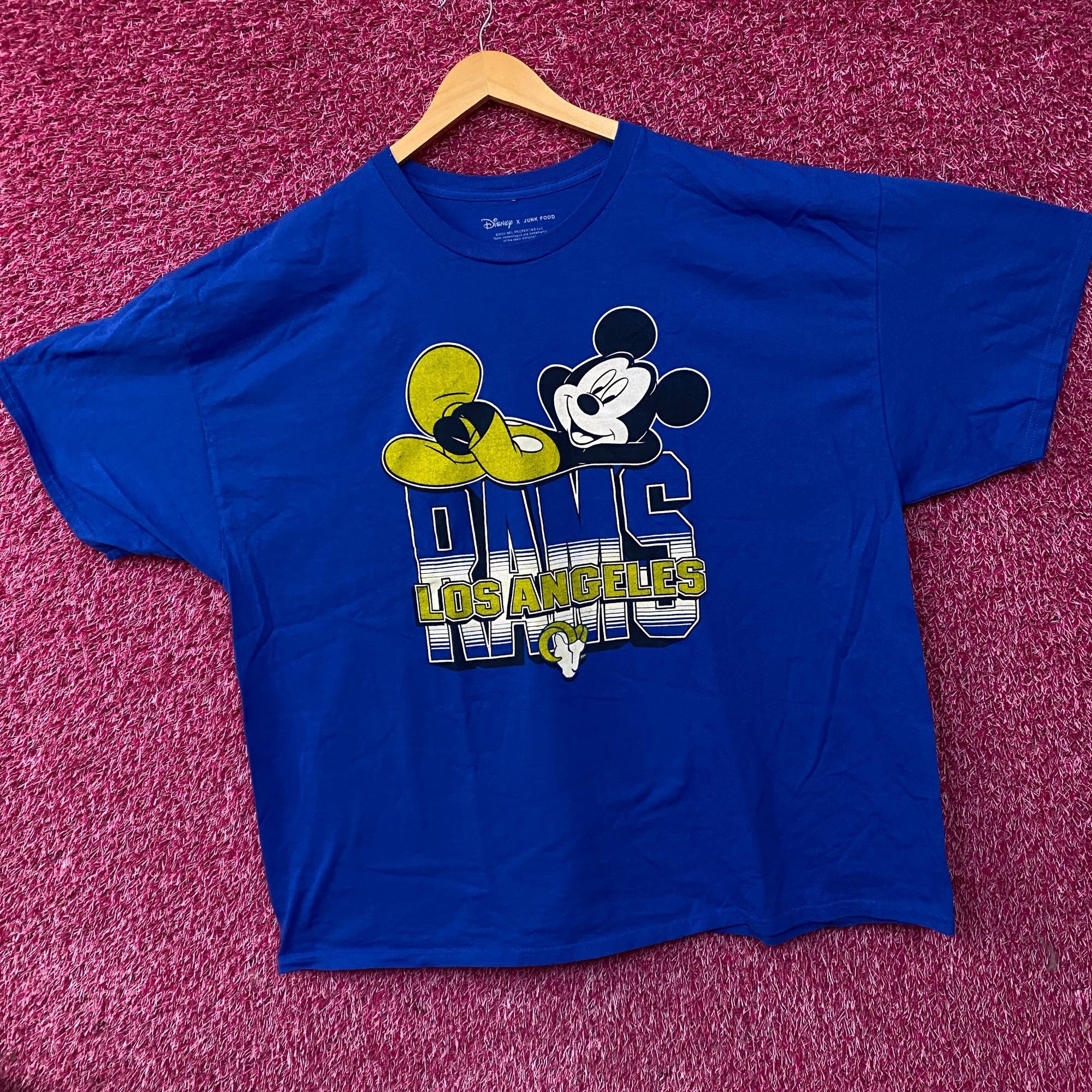 Junk Food Junk Food x NFL DInsey Mickey Mouse Kick Back Los Angeles Ra Size US XXL / EU 58 / 5 - 3 Thumbnail