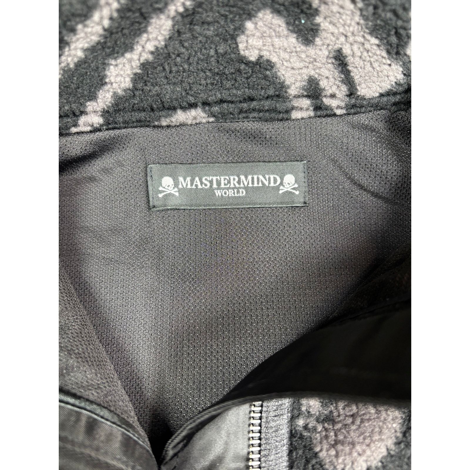 Mastermind Japan Mastermind Vs. Bape 'All Over' Black Sherpa Blouson Size MD Size US M / EU 48-50 / 2 - 4 Thumbnail