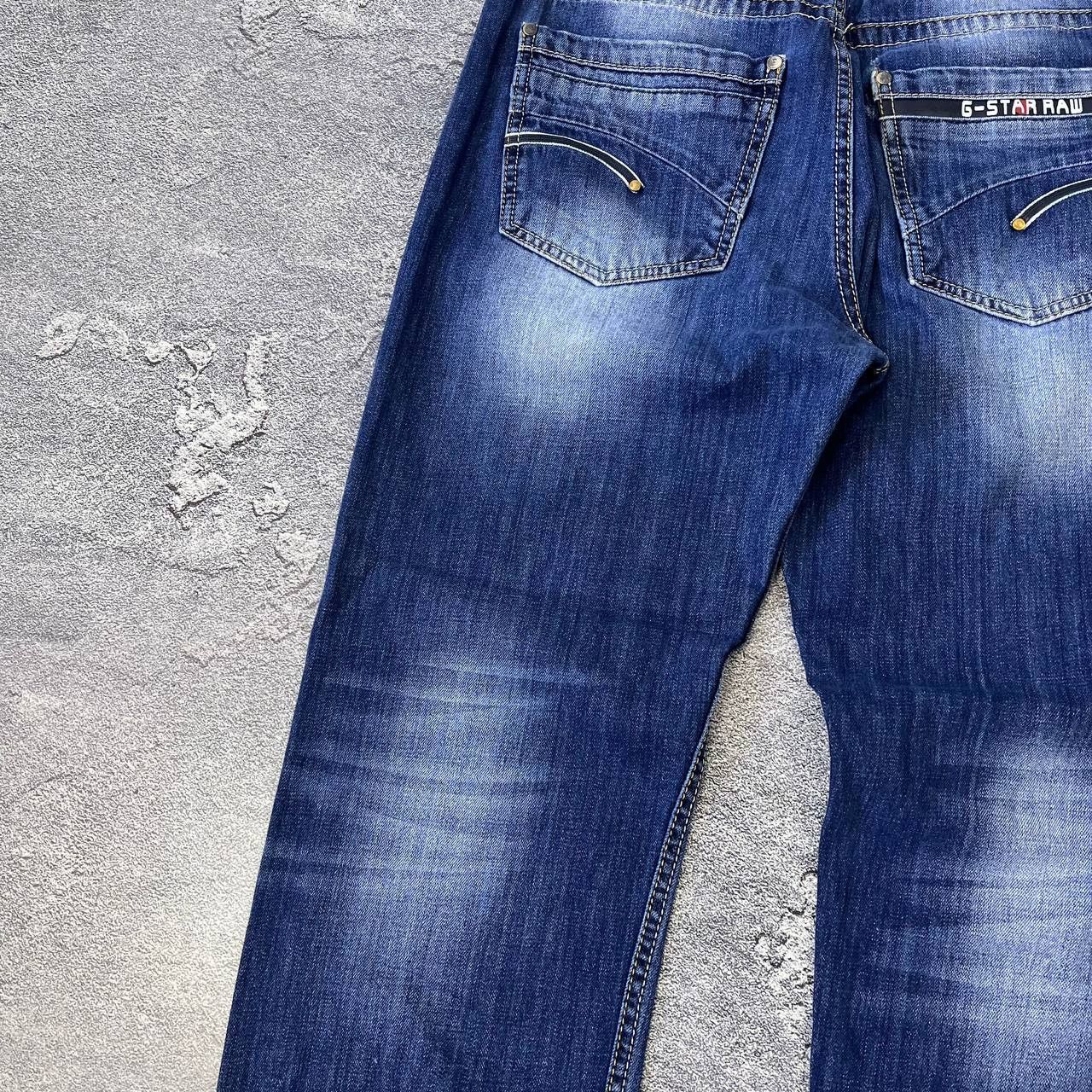 G-Star Vintage Big Logo G-Star Faded Jeans Distressed Thrashed Y2K Size US 33 - 13 Thumbnail