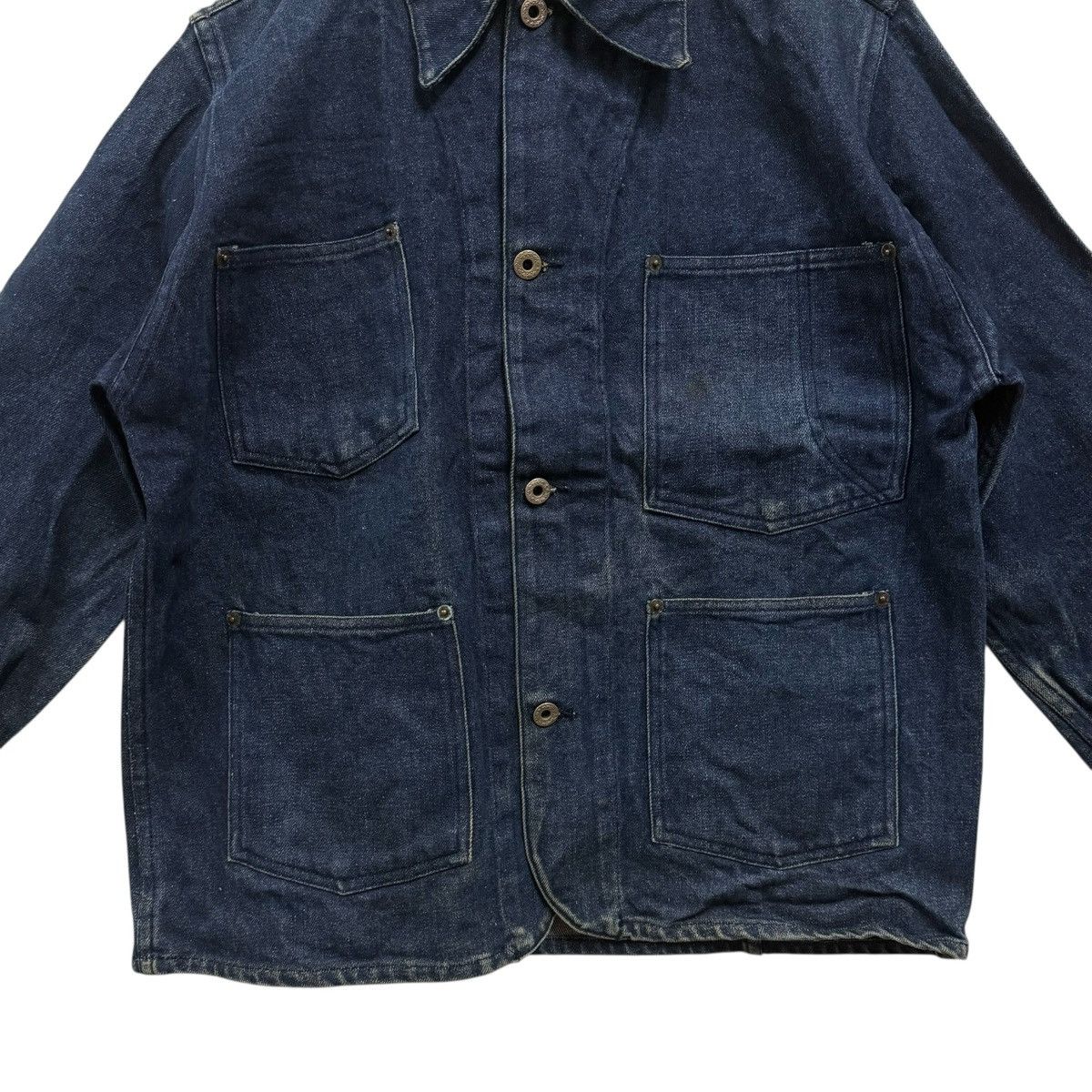 Japanese Brand Vintage Denim Chore Jacket Japanese Brand Size US M / EU 48-50 / 2 - 4 Thumbnail