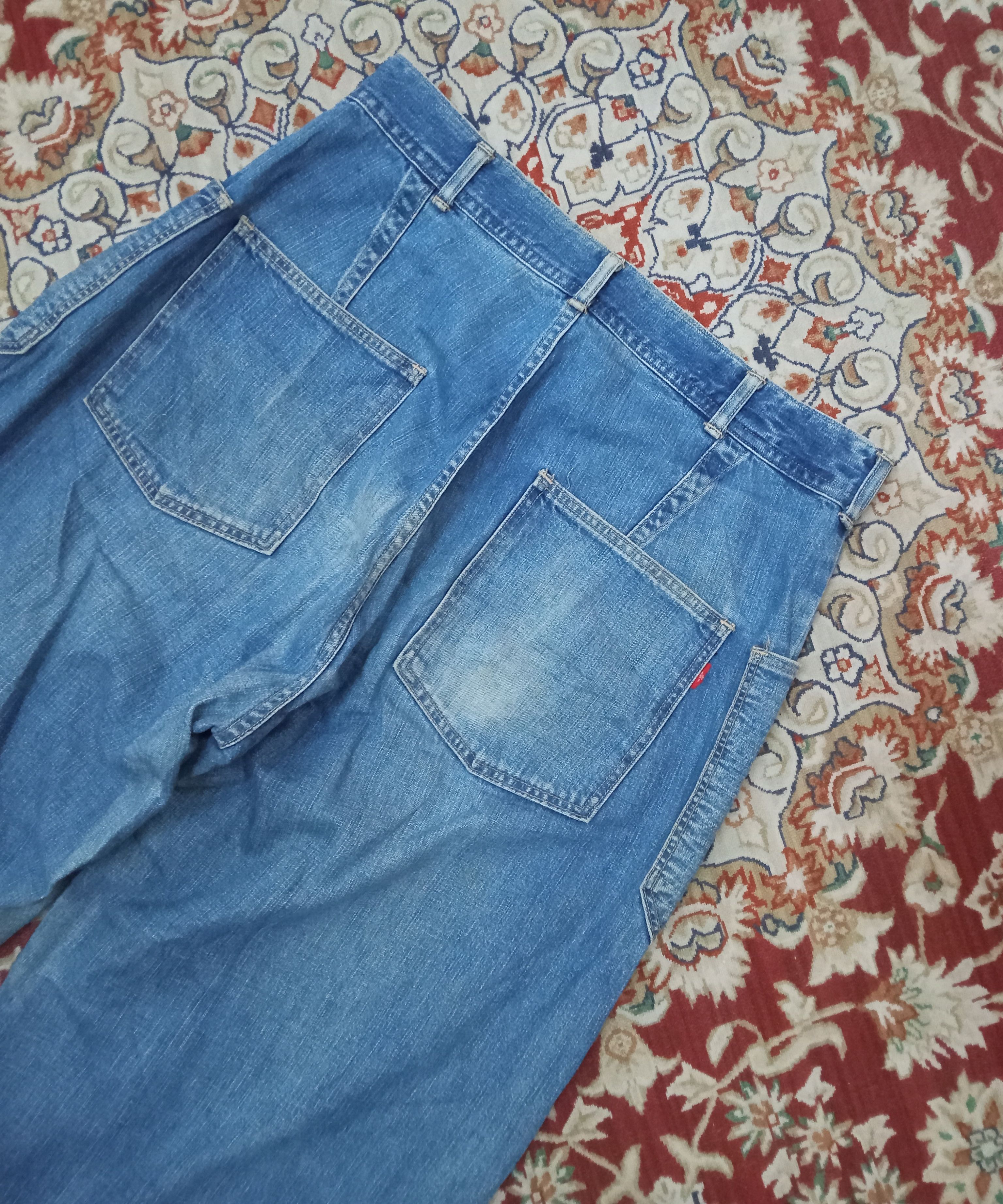 Edwin Vintage Edwin Rare - Pat: The Office Applied Baggy Pants Size US 33 - 10 Thumbnail