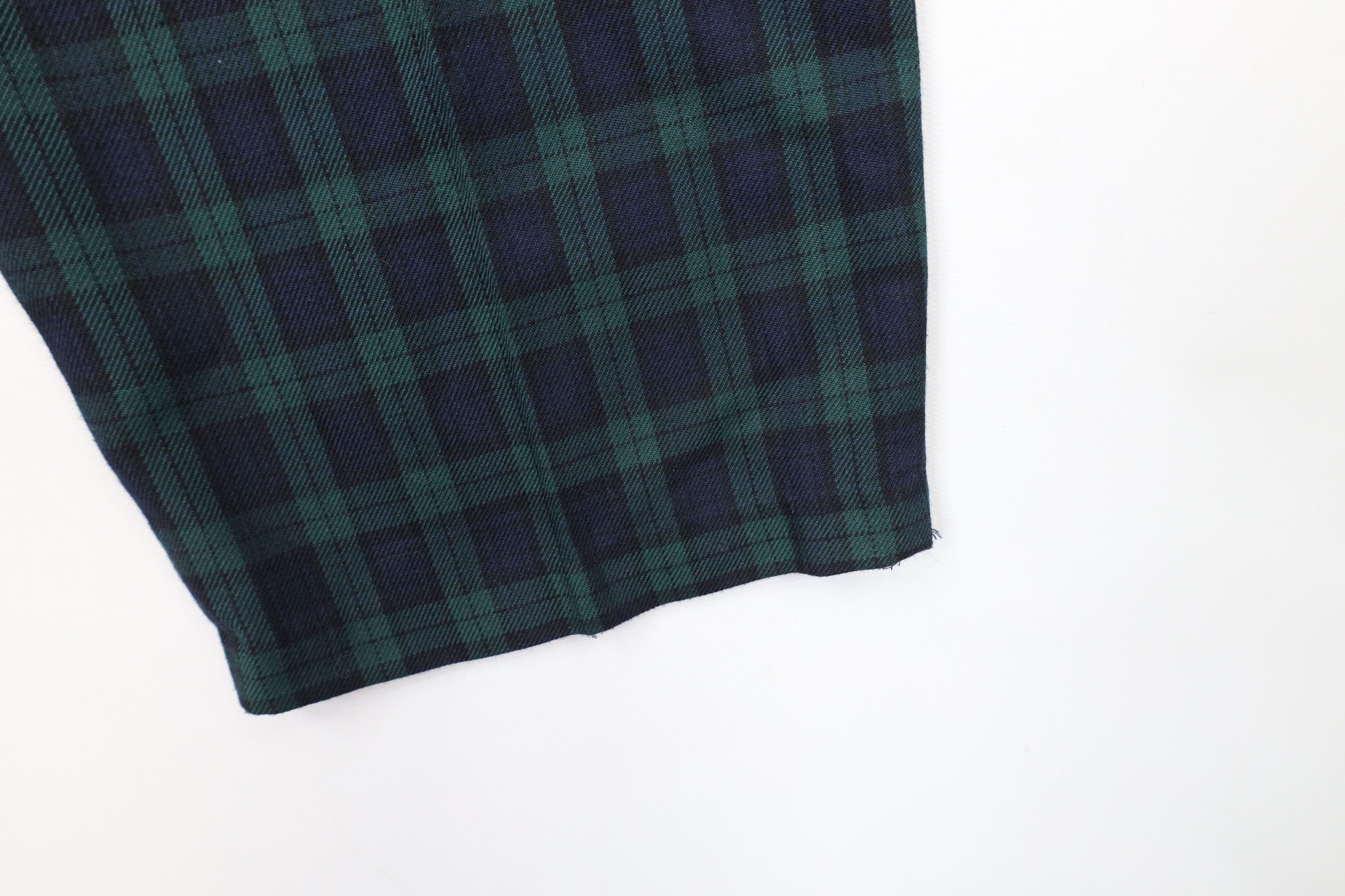 Vintage Vintage 90s Streetwear Tapered Leg Flannel Pants Plaid USA Size 36" / US 14 / IT 50 - 5 Thumbnail