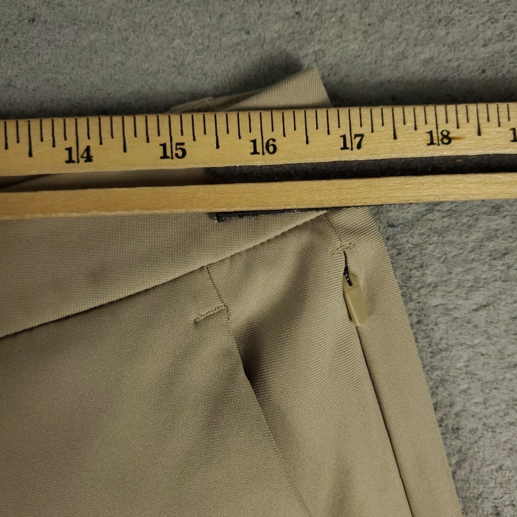 Lululemon Lululemon Pants Mens 34x29 Beige Commission Slash Pockets Chino Trousers - Flat Front, Regular Fit, Polyester, Machine Washable, Slash Pocket, Beig e? Size US 34 / EU 50 - 5 Thumbnail