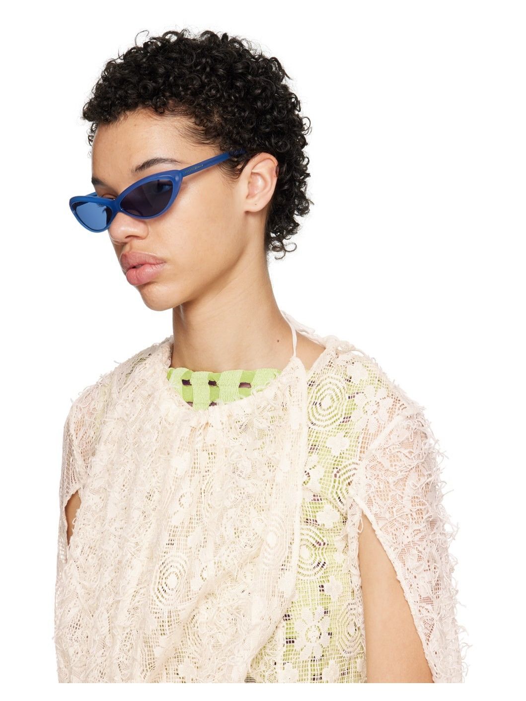 Kiko Kostadinov Kiko Kostadinov SS23 Evening Blue Nisse Sunglasses Size ONE SIZE - 2 Thumbnail