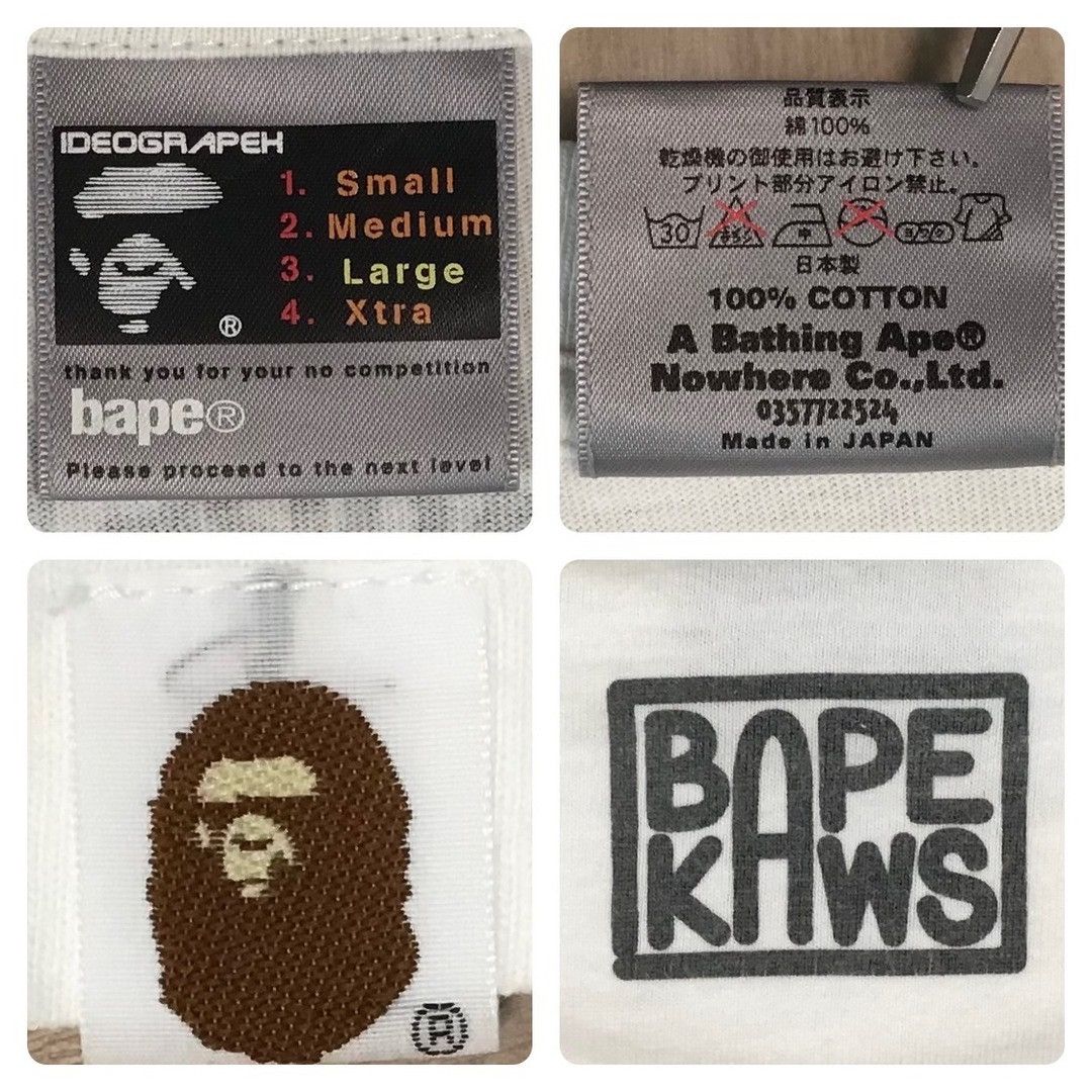 Bape × Kaws × Nigo BAPE × KAWS WARM REGARDS logo T-shirt a bathing ape NIGO Size US L / EU 52-54 / 3 - 6 Thumbnail