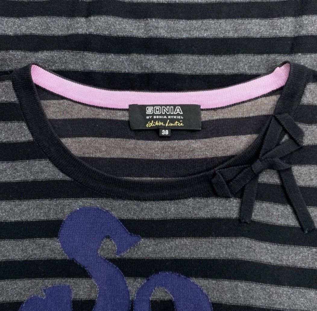 Sonia Rykiel 2000s Vintage Sonia Rykiel Striped short sleeve Size US S / EU 44-46 / 1 - 3 Thumbnail
