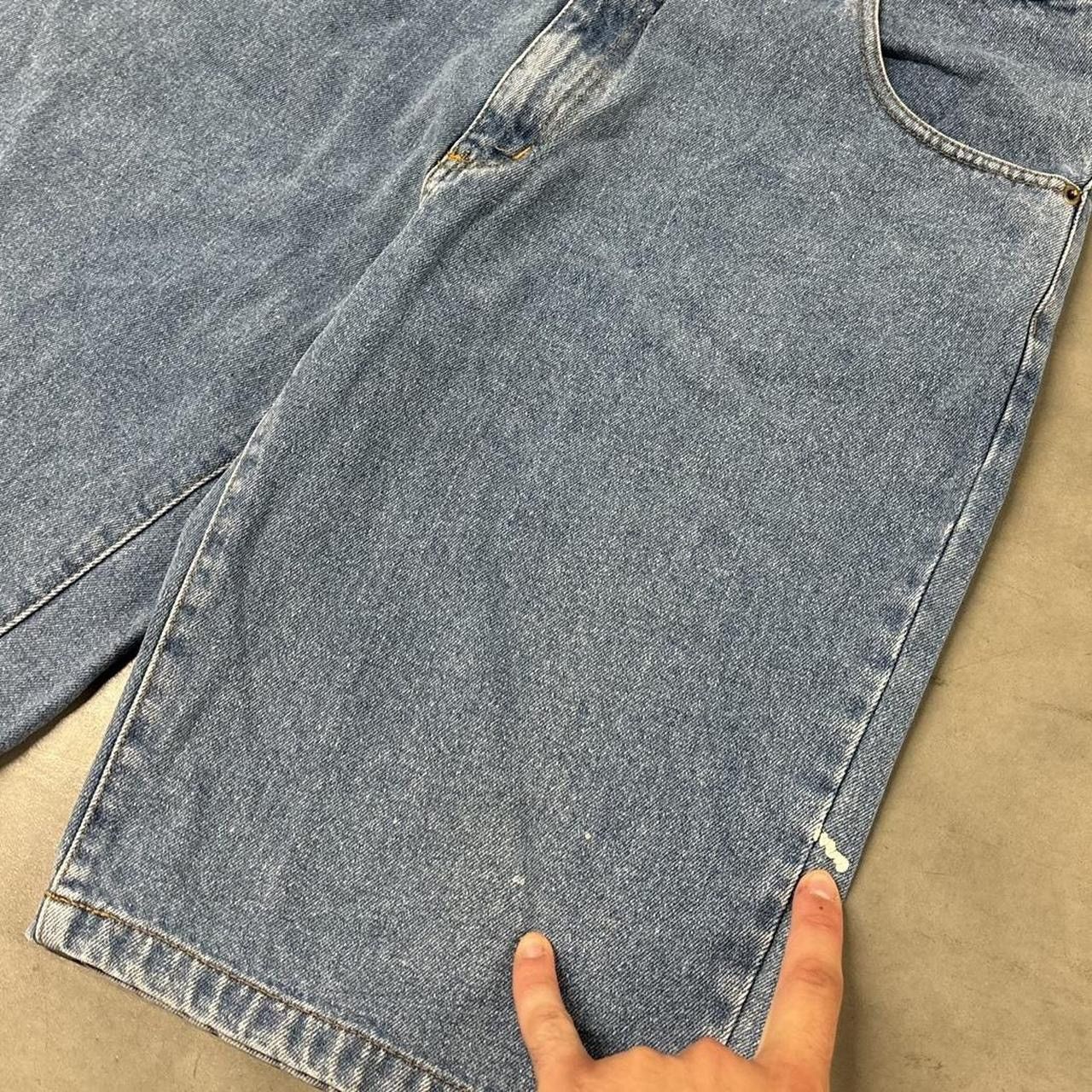 Other Vintage 90s Baggy Denim Jorts Size US 33 - 5 Thumbnail