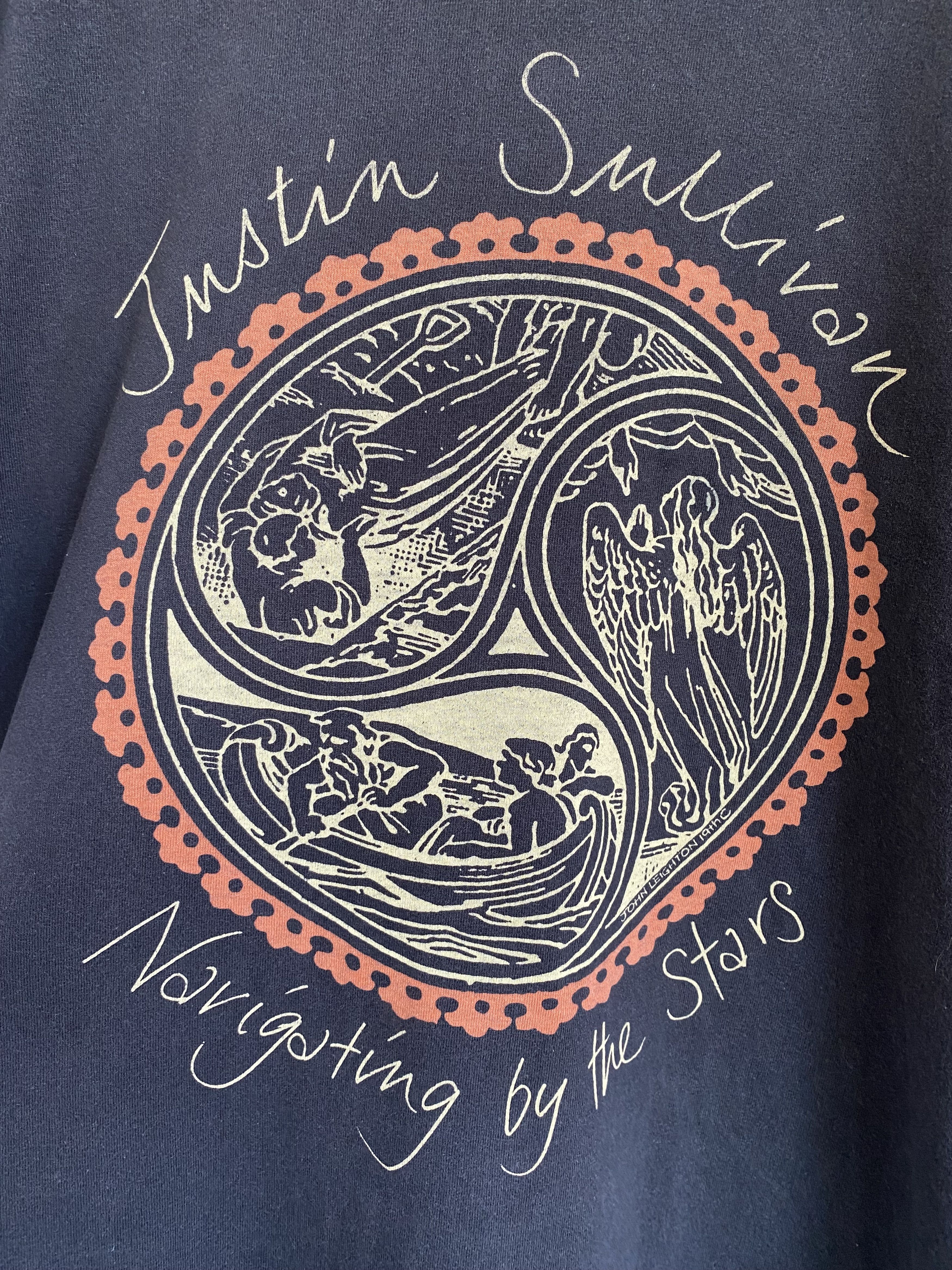 Band Tees × Vintage Vintage 2003 justin Sullivan navigating by the stars tee Size US XL / EU 56 / 4 - 4 Thumbnail