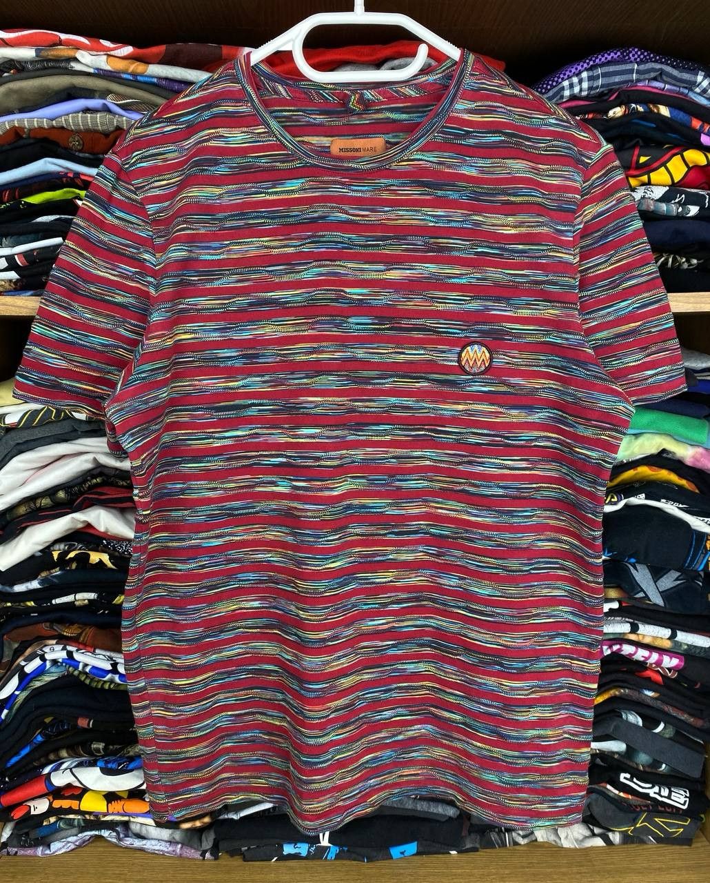 Missoni Missoni Mare Multicolor Knitted Short Sleeve Tee Size US S / EU 44-46 / 1 - 1 Thumbnail