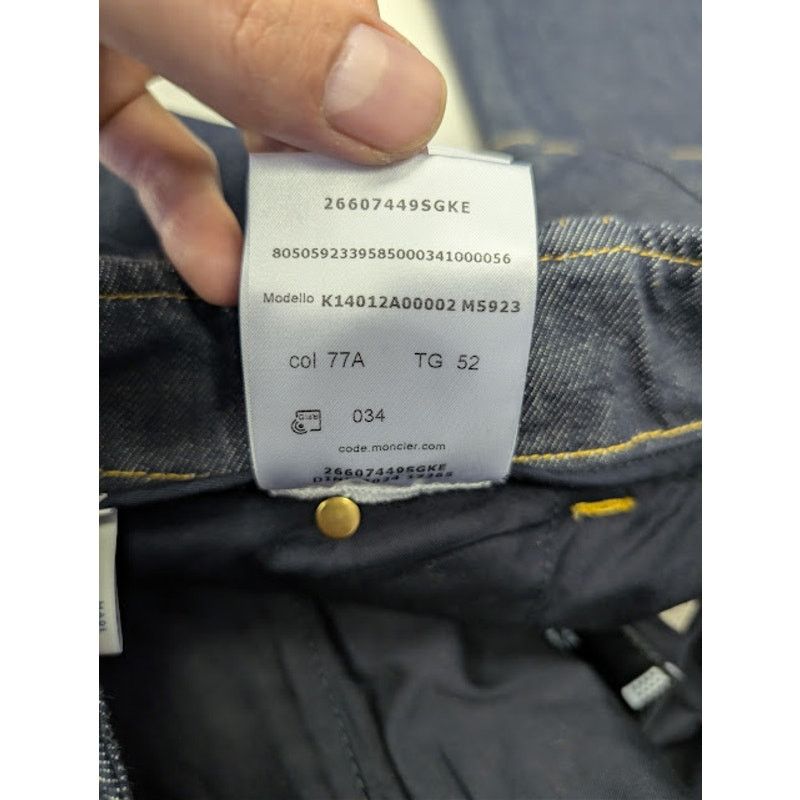 Moncler o1rshd1 Nigo Paneled Denim Pants in Blue Size US 36 / EU 52 - 21 Thumbnail