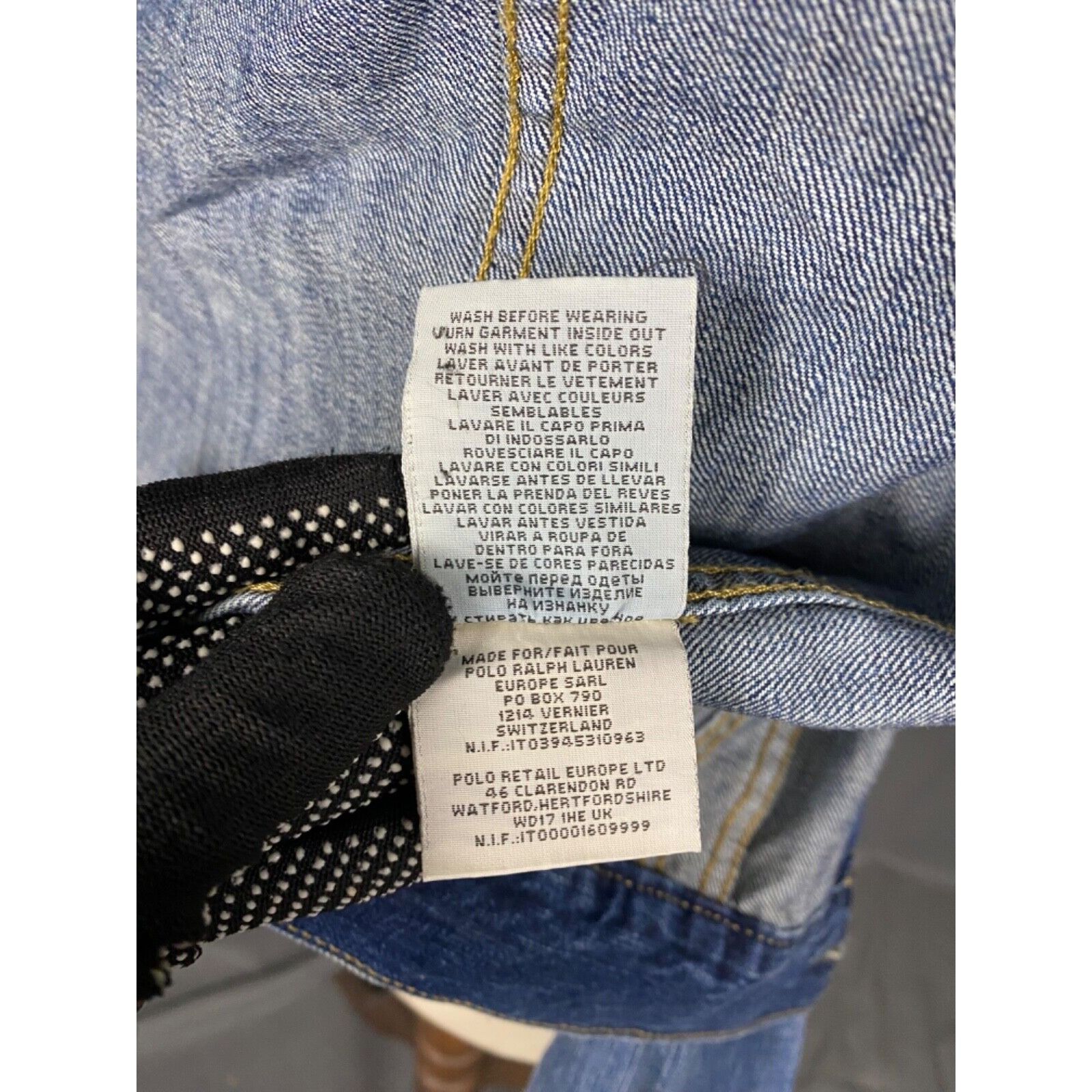 Denim & Supply Ralph Lauren Ralph Lauren Denim&Supply Men's Blue Denim Jeans Biker Jacke Size US M / EU 48-50 / 2 - 11 Thumbnail