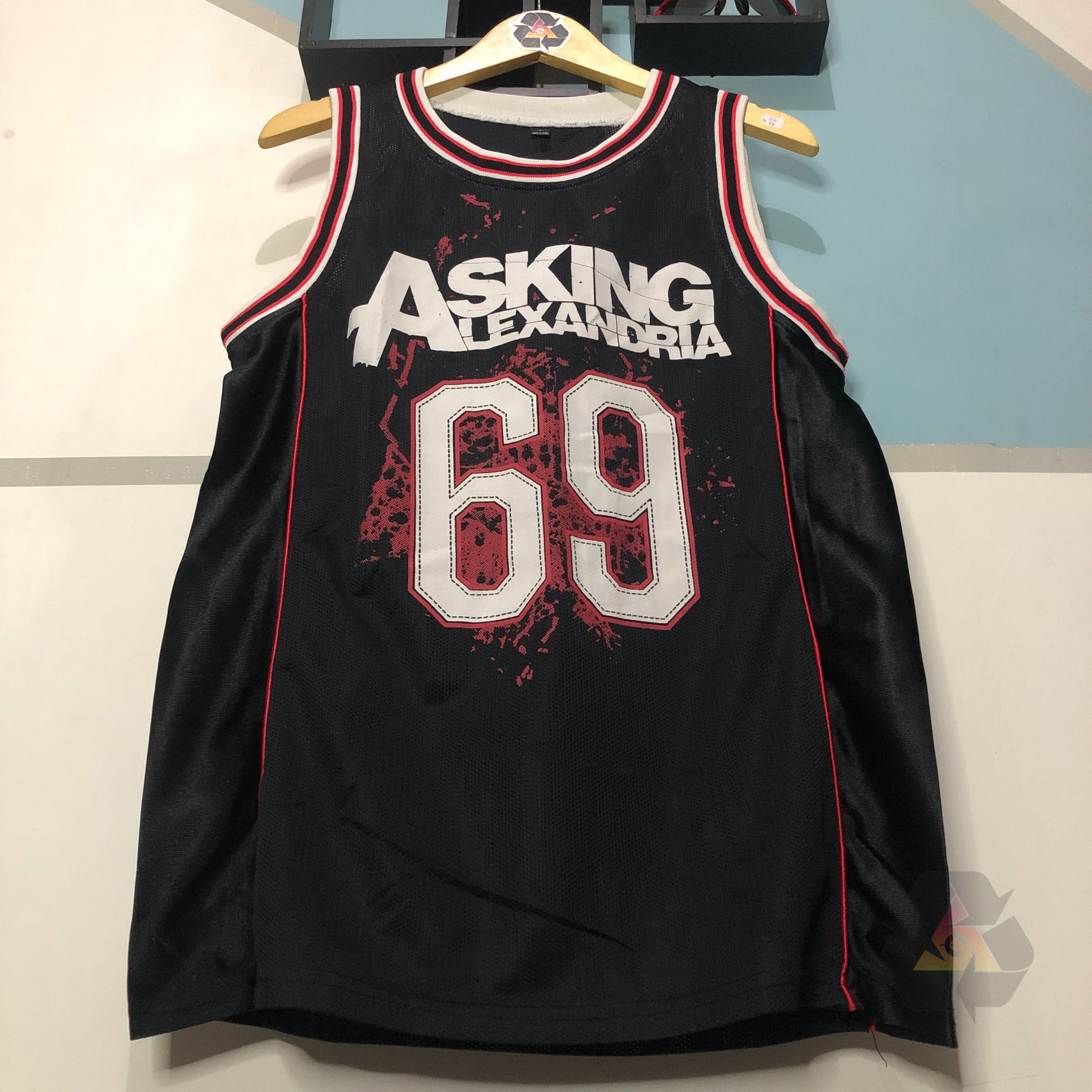 Band Tees Asking Alexandria Karma Basketball Jersey Size US M / EU 48-50 / 2 - 4 Thumbnail