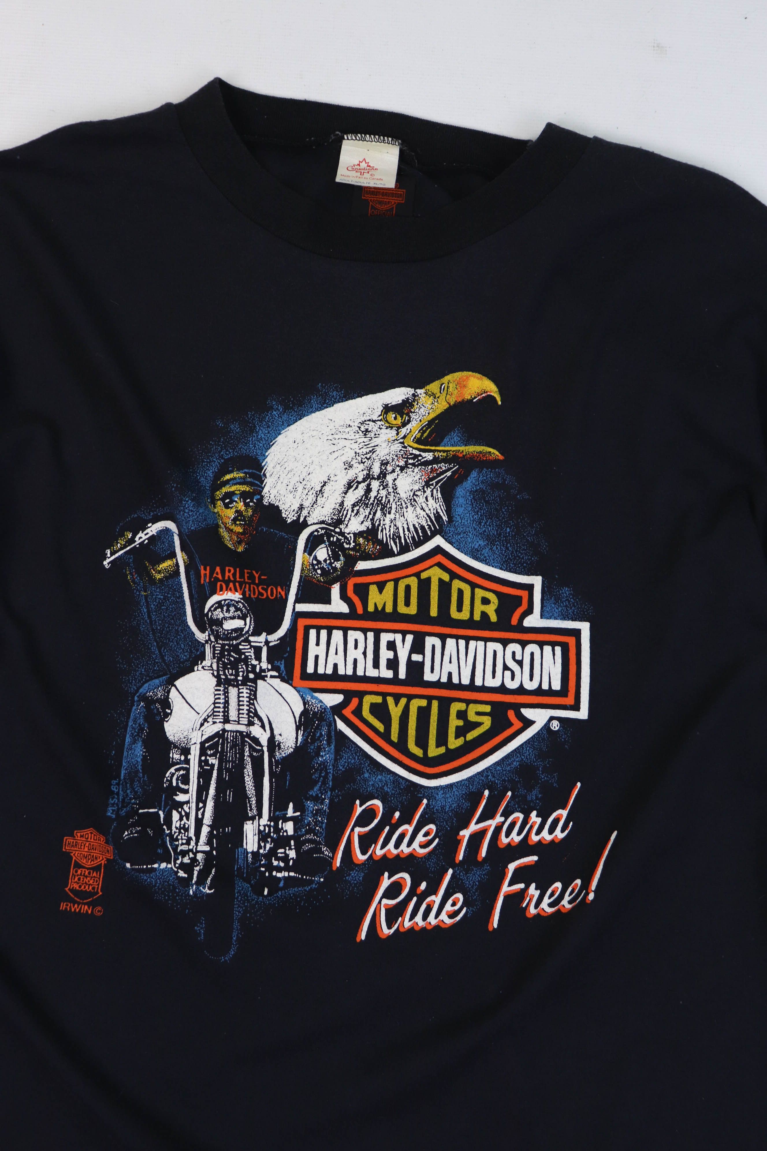 Harley Davidson Harley-Davidson Vintage Niagara Falls Canada Graphics Tshirt Size US XL / EU 56 / 4 - 3 Thumbnail