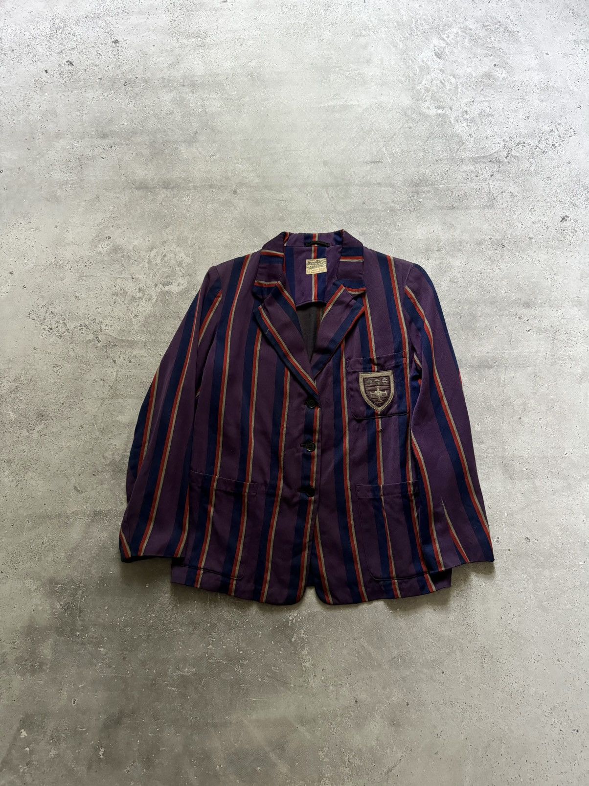 Other 1940s Cambridge University Striped Boating Wool Jacket Size US S / EU 44-46 / 1 - 3 Thumbnail