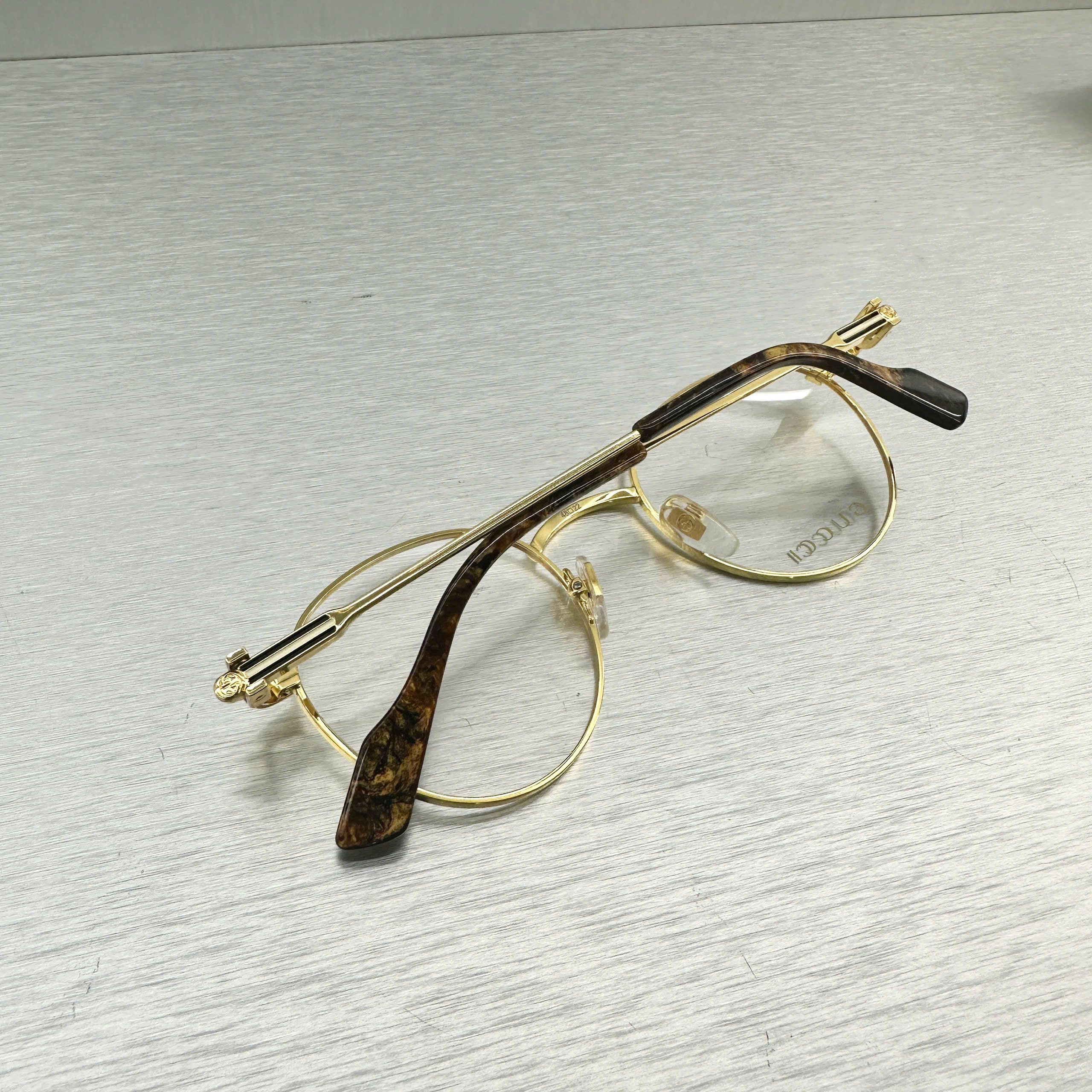 Gucci GUCCI GG1222O 003 Sunglasses GOLD Size ONE SIZE - 5 Thumbnail