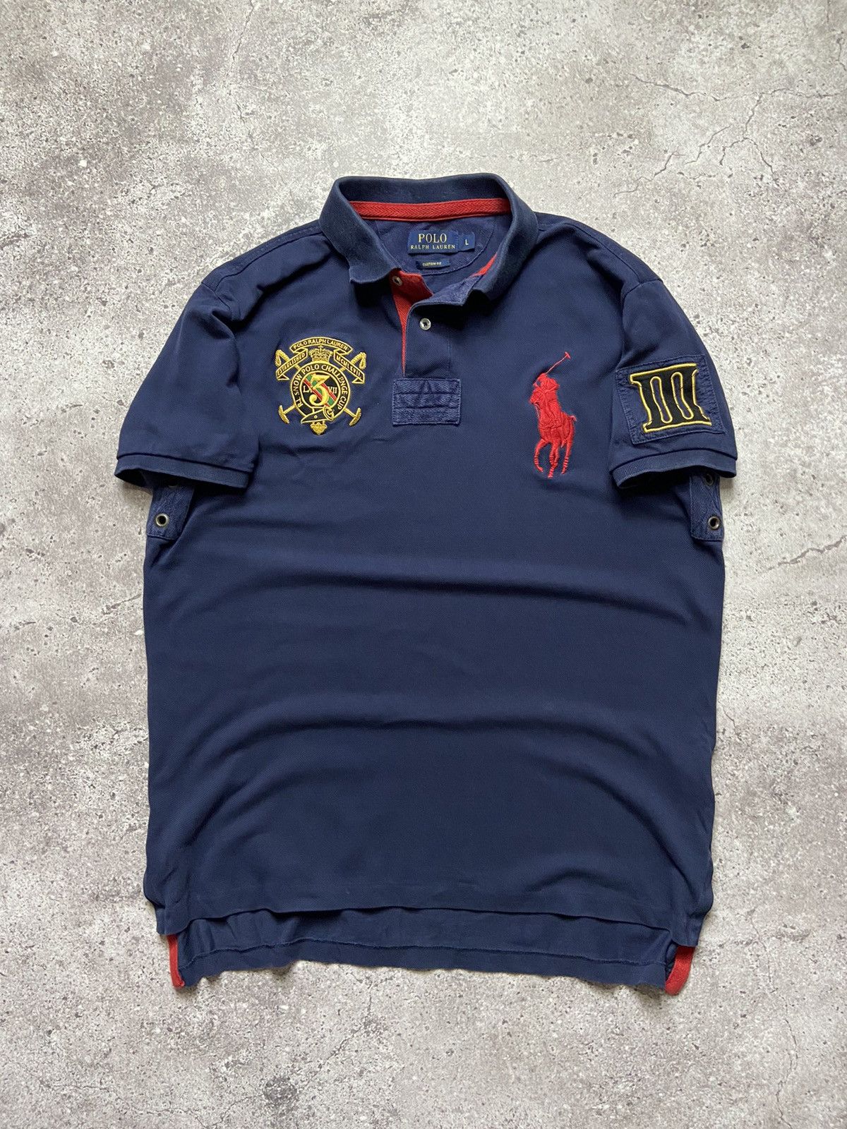 Polo Ralph Lauren × Vintage Polo Ralph Lauren Snow Polo Challenge Cup Jersey Big Pony Size US L / EU 52-54 / 3 - 1 Thumbnail