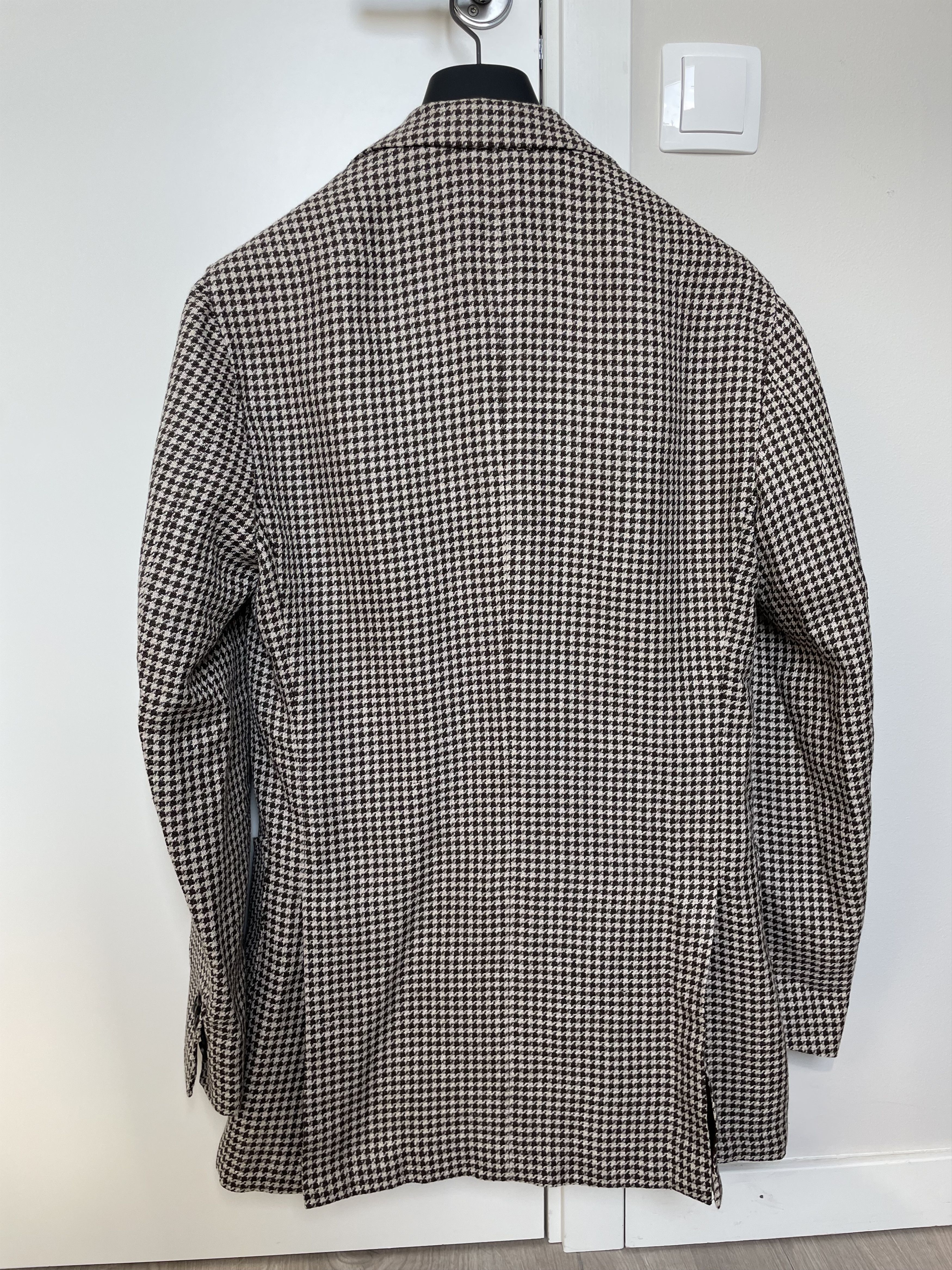 Suitsupply Suitsupply brown hounds tooth jacket, size 36L\90 Size 36R - 4 Thumbnail