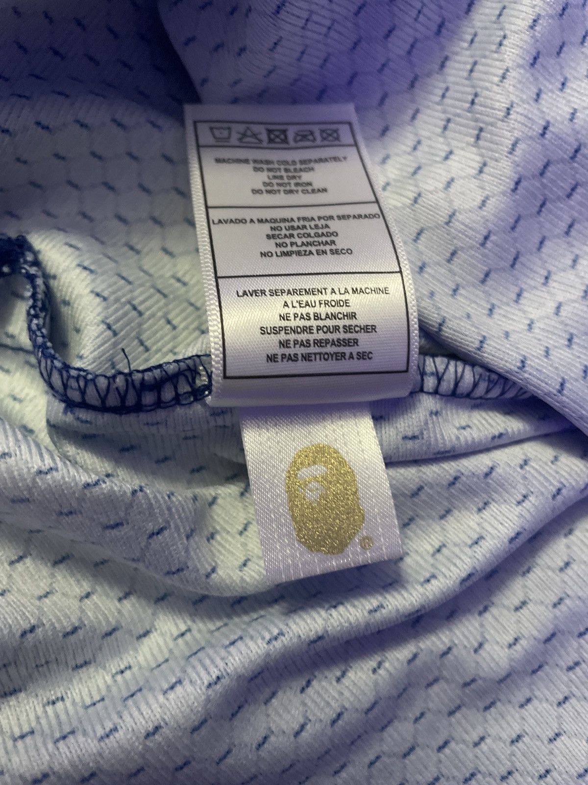 Bape A Bathing Ape New England Patriots NFL Football Jersey Size US L / EU 52-54 / 3 - 6 Thumbnail