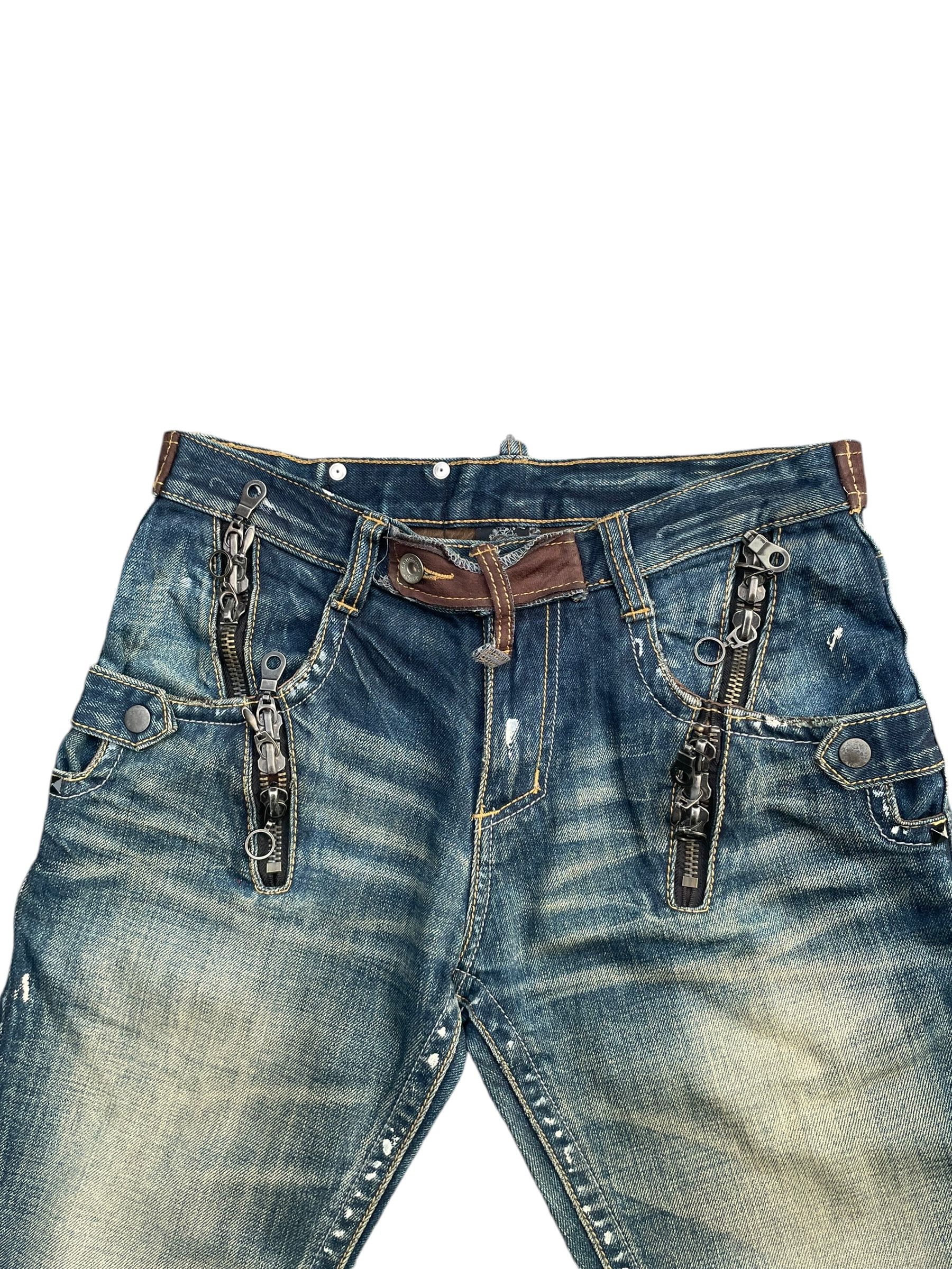 Japanese Brand Semantic Design Flare Custom Denim Size US 32 / EU 48 - 4 Thumbnail