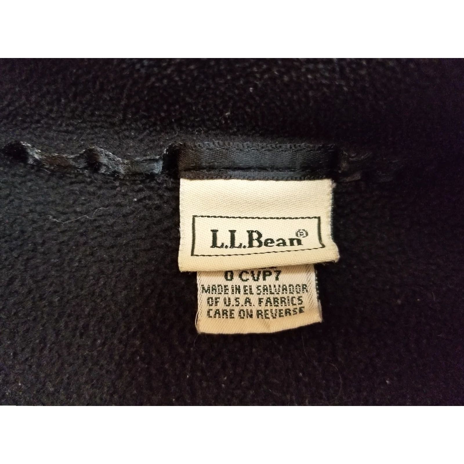 Vintage VINTAGE L.L. Bean Jacket Women S Black 1/4 Zip Pullover Polartec Fleece Casual Size S / US 4 / IT 40 - 5 Thumbnail