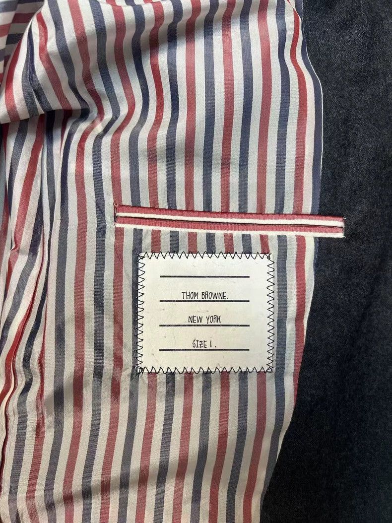 Thom Browne Thom Browne size1 Gray cashmere suit Size 34S - 5 Thumbnail