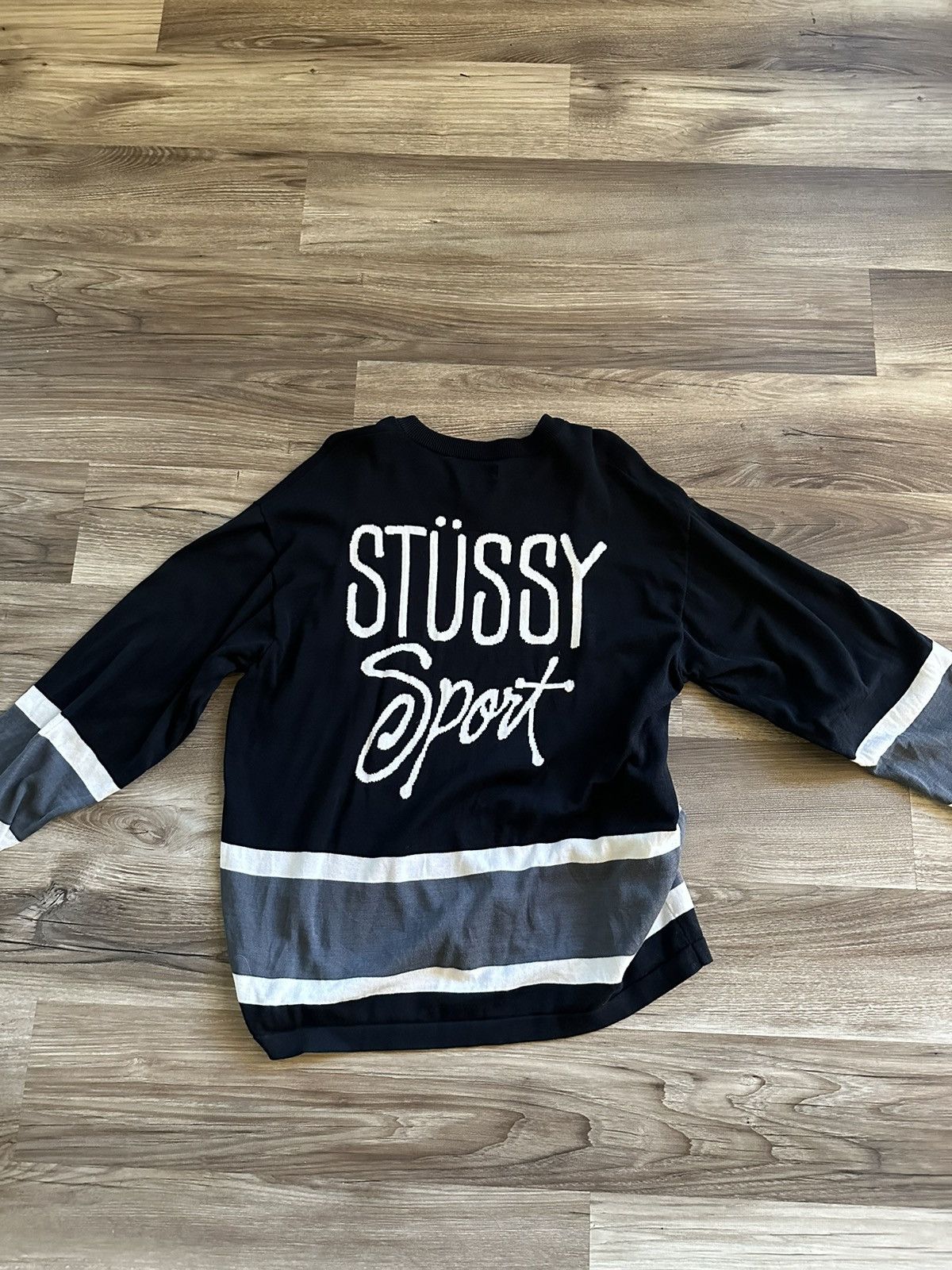 Stussy Stussy Hockey Sweater Black size Medium Size US M / EU 48-50 / 2 - 3 Thumbnail