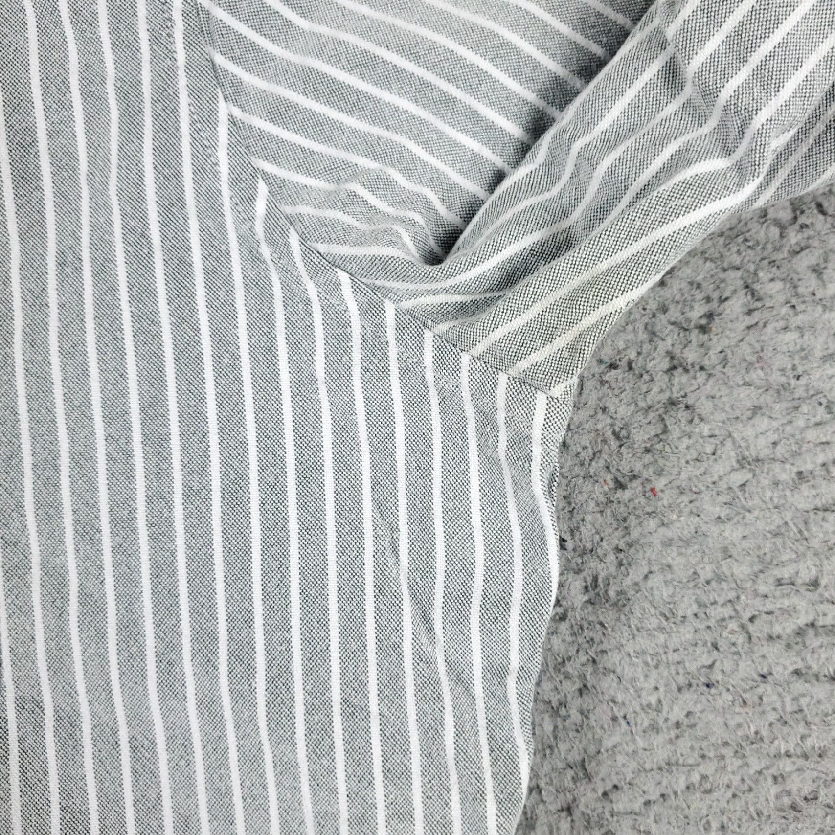 Abercrombie & Fitch Abercrombie & Fitch Shirt Men L Gray Striped Button-Up Long Sleeve Collared Casual Formal Business Ready-to-Wear Size US L / EU 52-54 / 3 - 4 Thumbnail