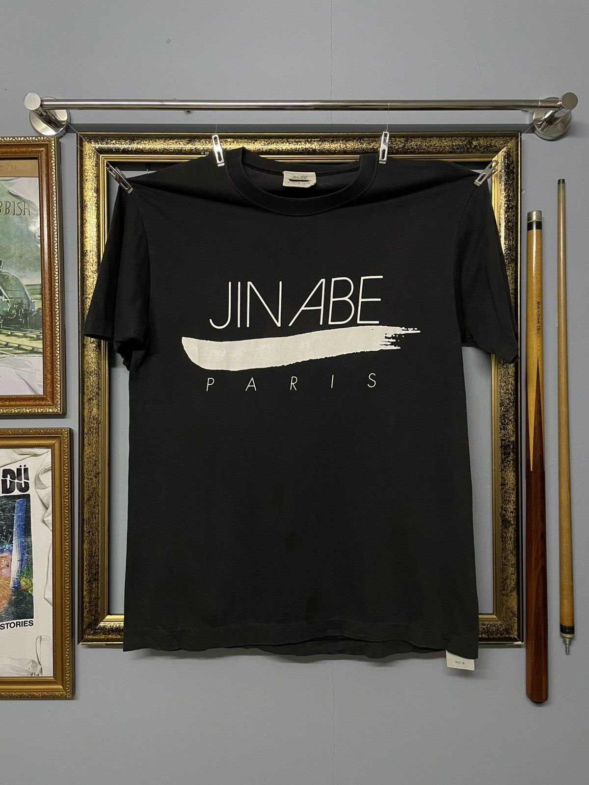 Japanese Brand Vintage 1990s Designer Jin Abe Paris Single Stitch Sunfaded Size US M / EU 48-50 / 2 - 1 Thumbnail