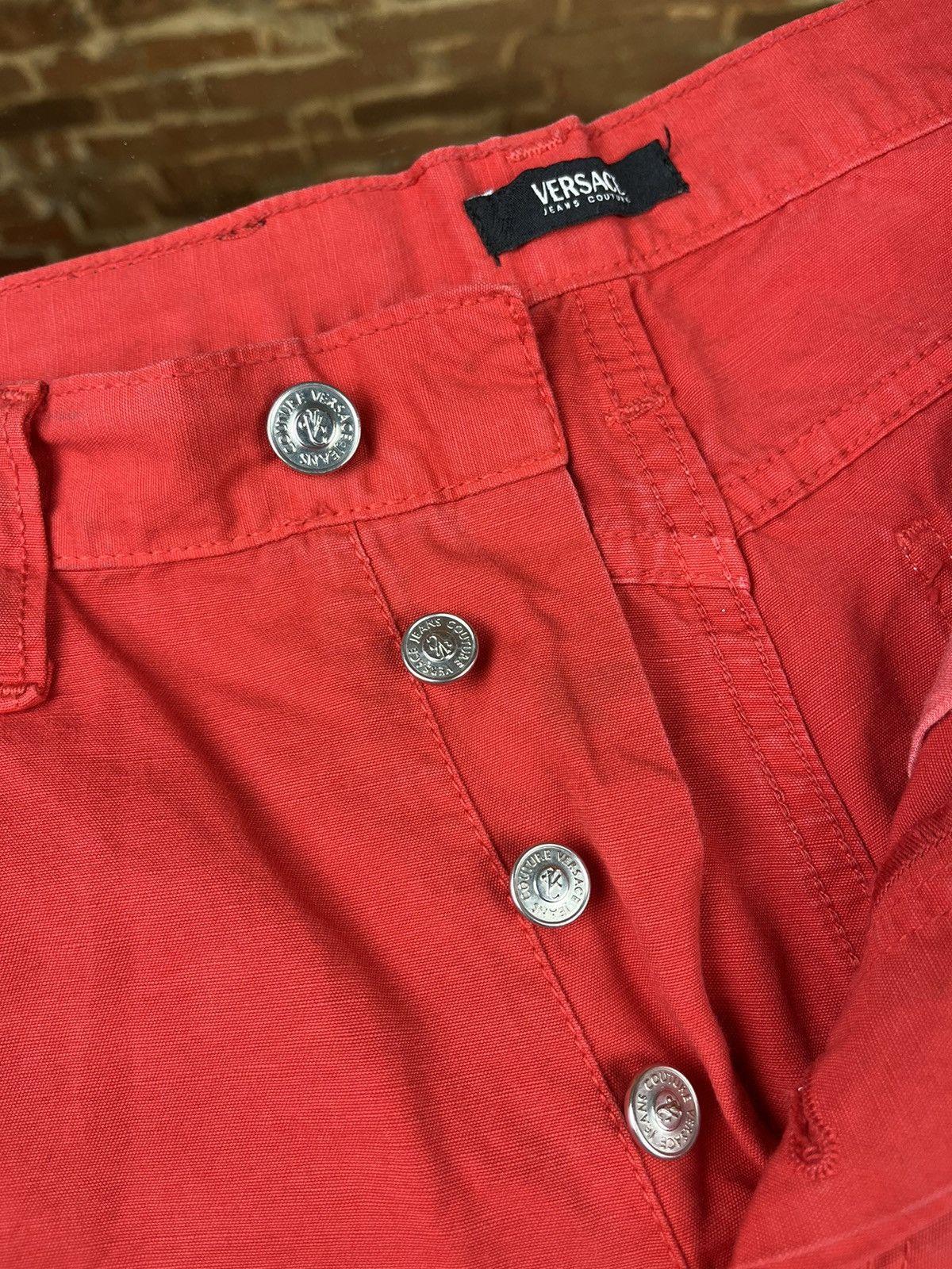 Versace Jeans Couture ❤️Versace Jeans Couture light cotton pants Size 28" / US 6 / IT 42 - 6 Thumbnail