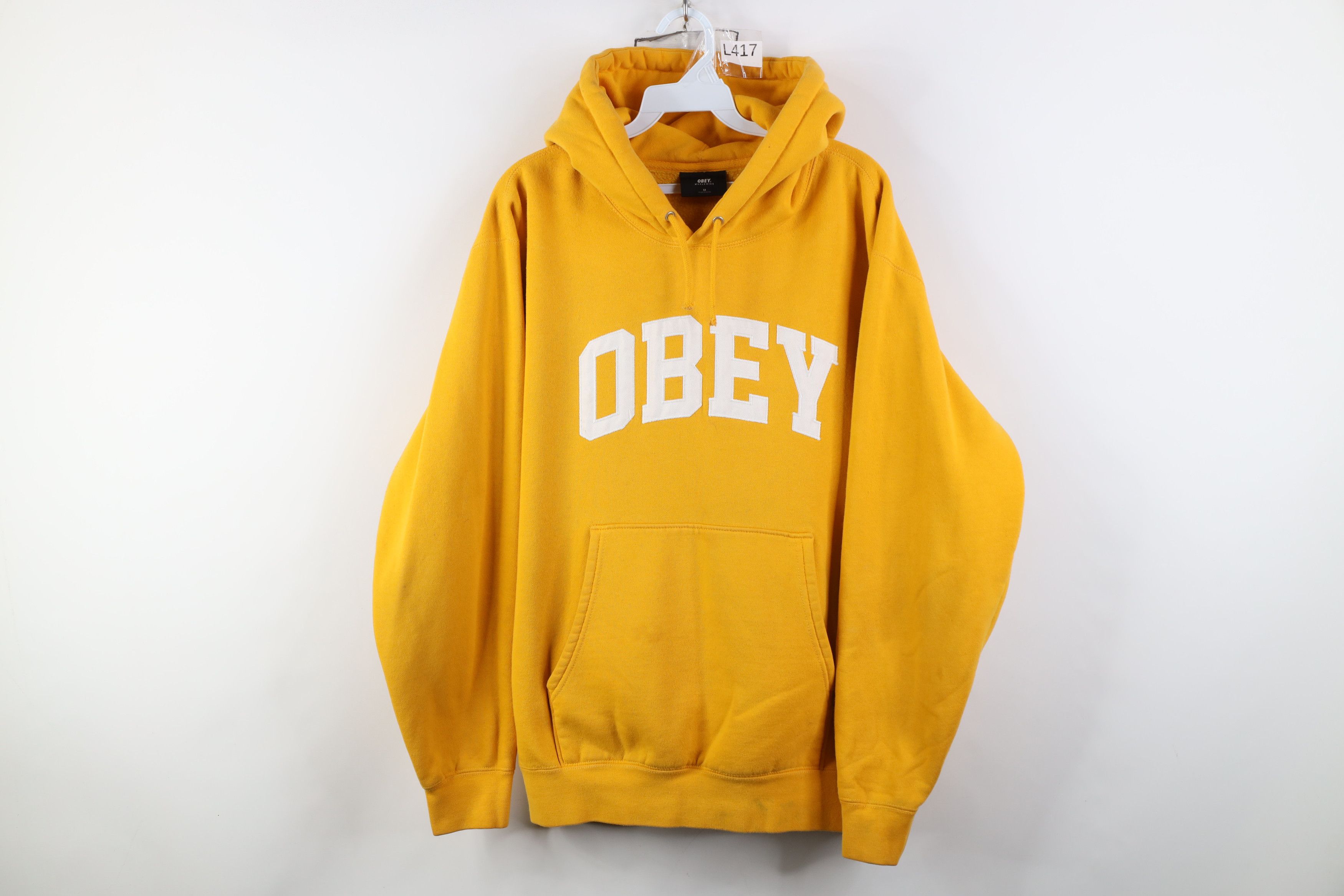 Obey Vintage Obey Propaganda Spell Out Heavyweight Hoodie Size US M / EU 48-50 / 2 - 1 Thumbnail