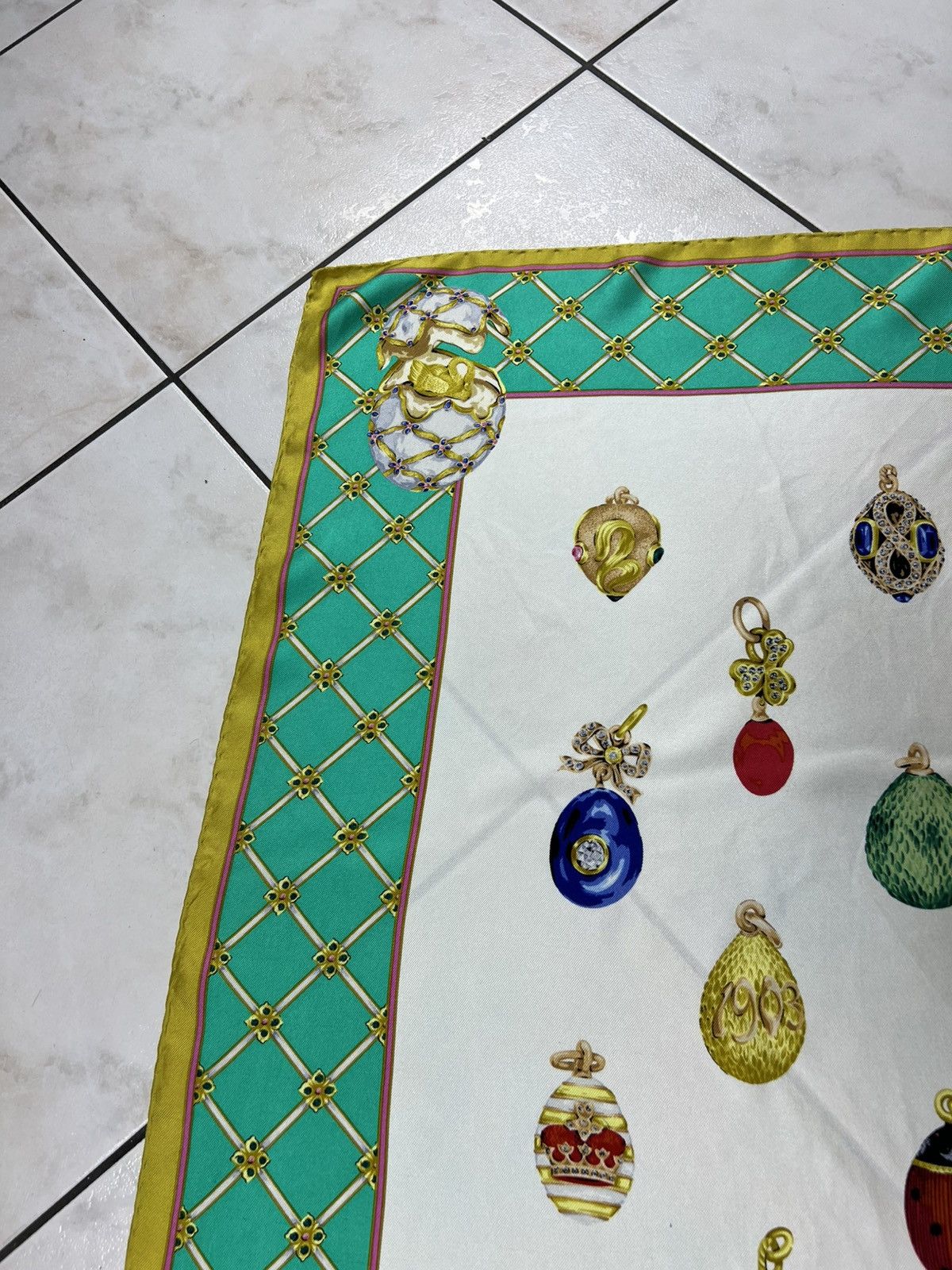 Vintage Vintage 90s Mantero VIII Collection silk handkerchief scarf Size ONE SIZE - 6 Thumbnail