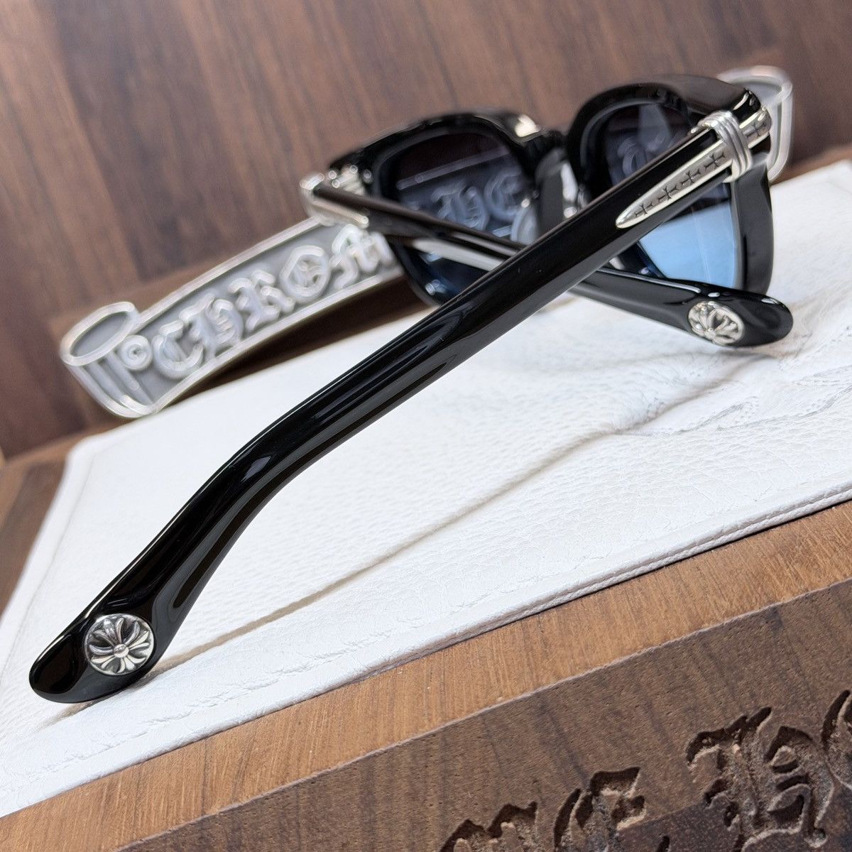 Chrome Hearts Chrome Hearts Drippin 1/1 Sunglasses Size ONE SIZE - 9 Thumbnail