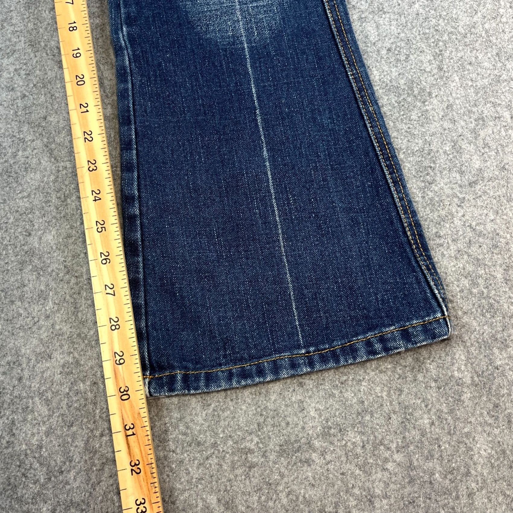 7 For All Mankind 7 For All Mankind Jeans Bootcut 29 30 UK 10 Blue Low Rise A Pocket Womens Boyfull? Size 32" / US 10 / IT 46 - 4 Thumbnail