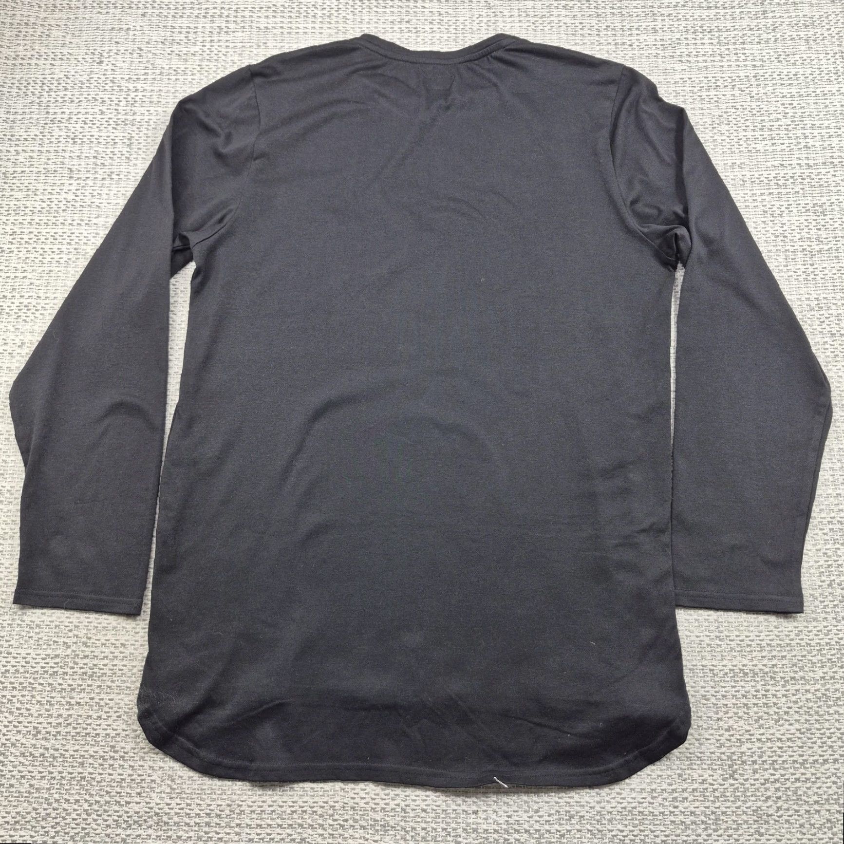 Vintage Killion Shirt Mens Medium Black Long Sleeve Curved Hem Crew Neck Tee Size US M / EU 48-50 / 2 - 6 Thumbnail