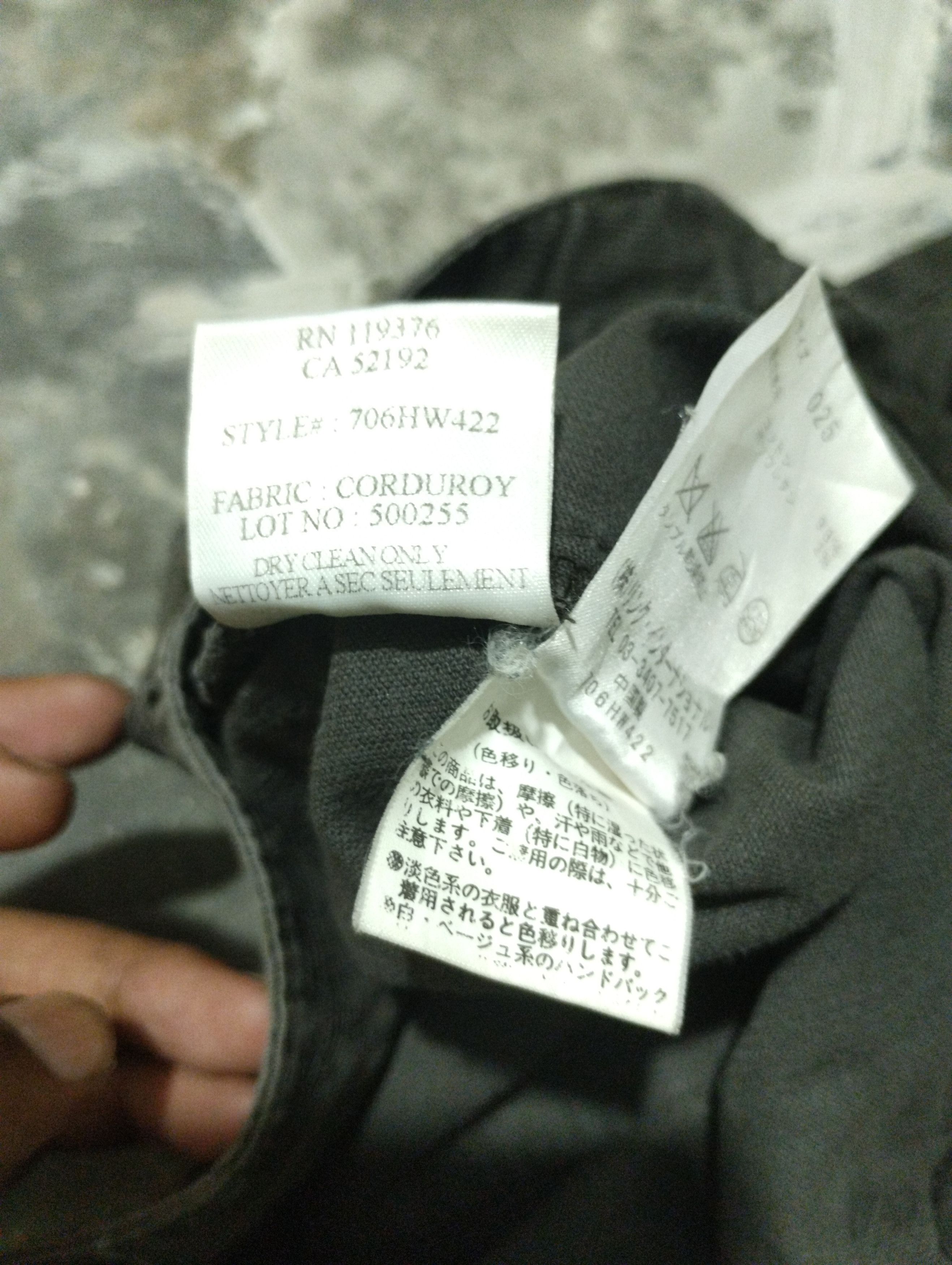 Helmut Lang Helmut Lang Corduroy Pants Size US 28 / EU 44 - 9 Thumbnail