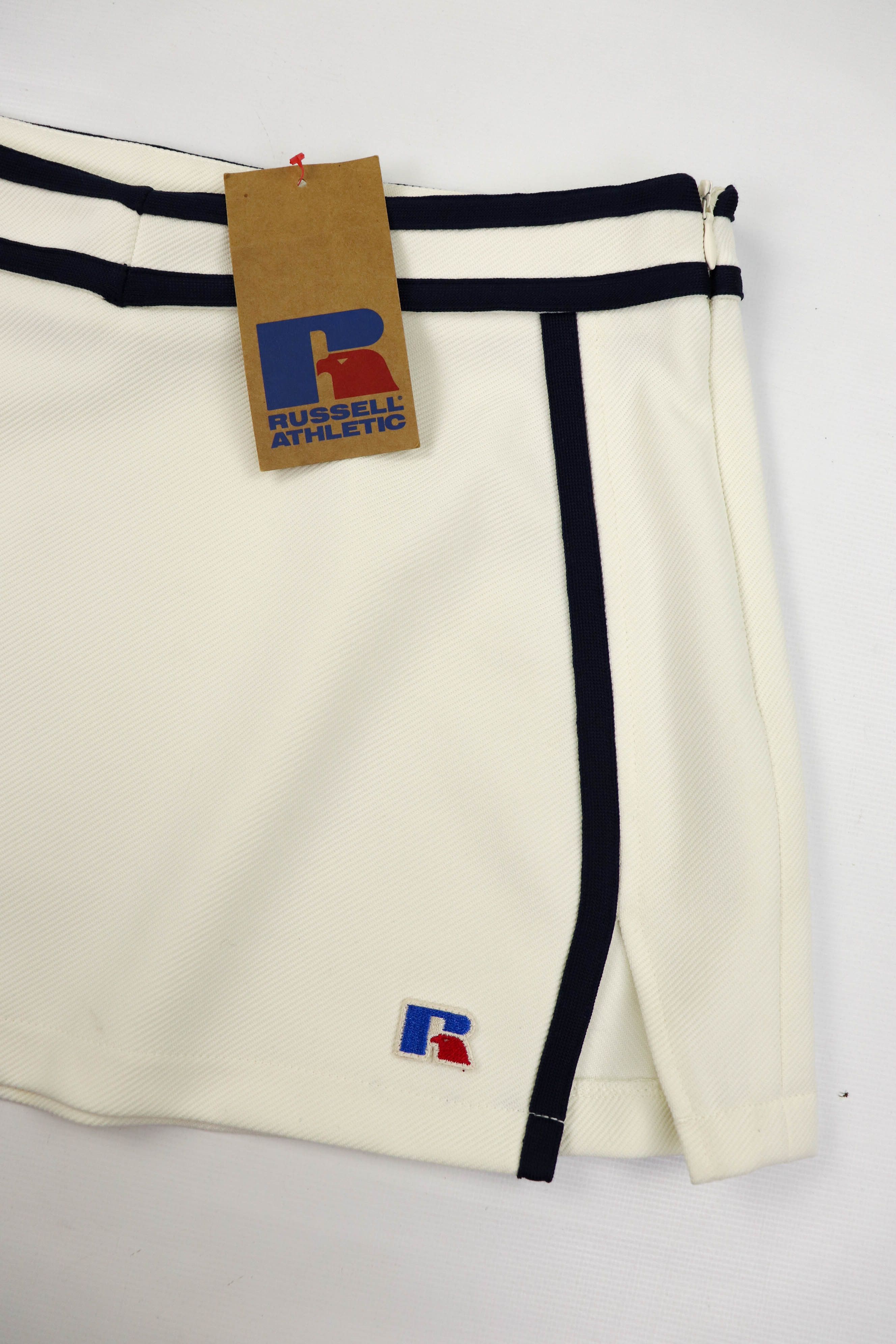 Russell Athletic Russell Athletic Cream Catalina Cheerleading Mini Skirt Size 25" / US 0 / IT 36 - 4 Thumbnail