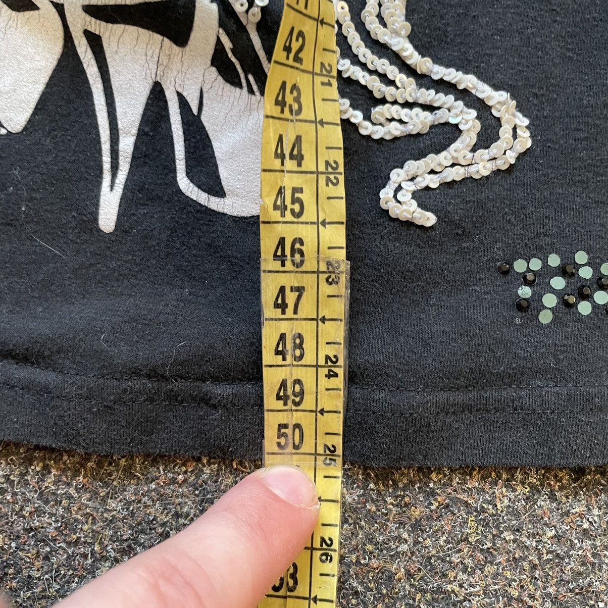 Vintage Vintage Y2K Graphic Tank Top Devil Art Black Goth Slim S Size S / US 4 / IT 40 - 7 Thumbnail