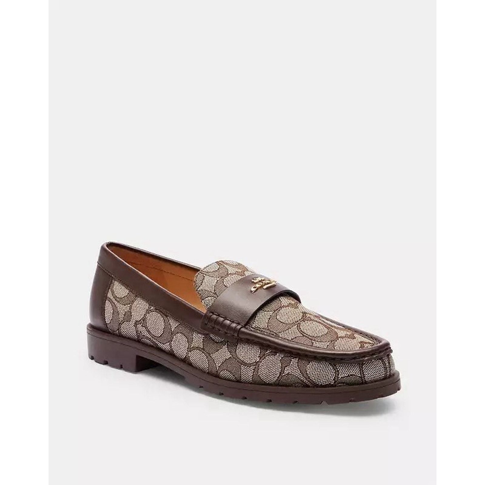 Coach NWT Coach Women's Janie Loafer Maple CZ087 US 11 Size US 11 / IT 41 - 4 Thumbnail