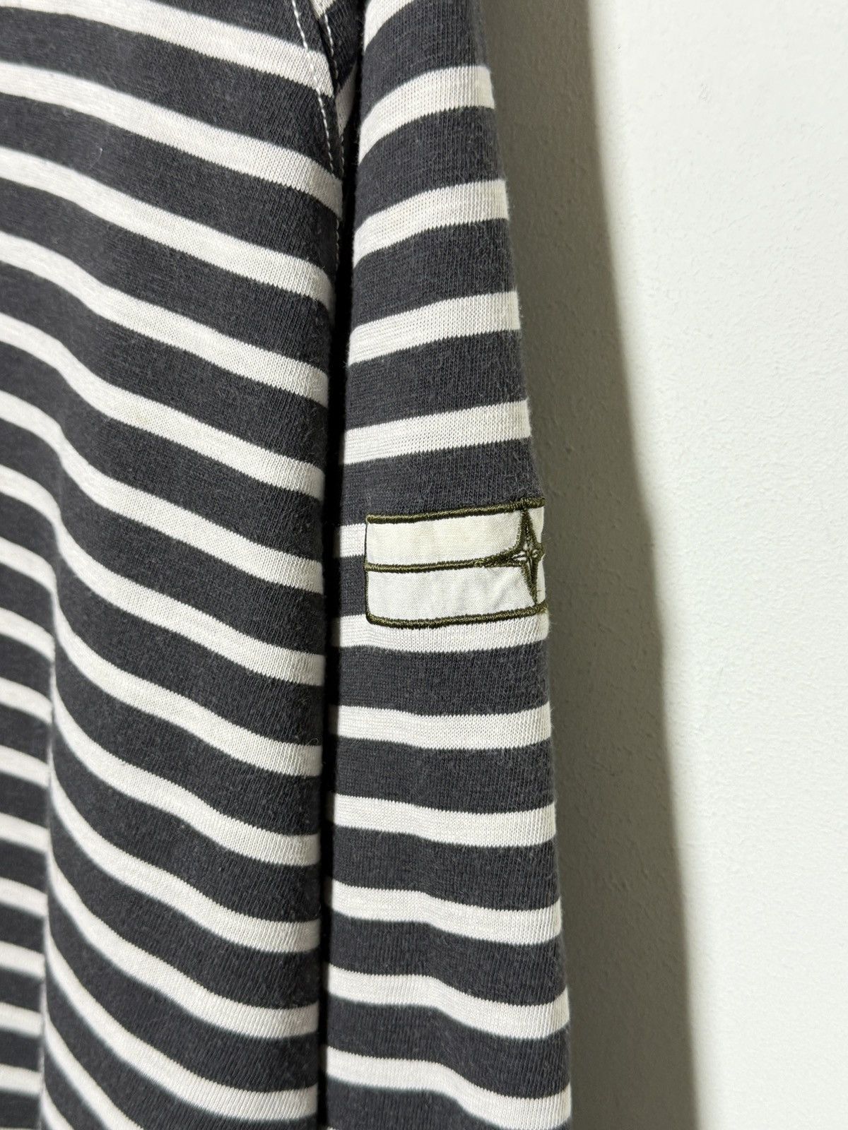 Stone Island Stone Island Striped Button Hoodie Size US L / EU 52-54 / 3 - 6 Thumbnail