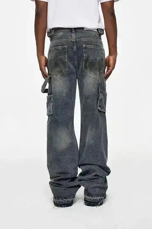 Japanese Brand Vintage distressed washed micro-flare jeans Size US 32 / EU 48 - 2 Thumbnail
