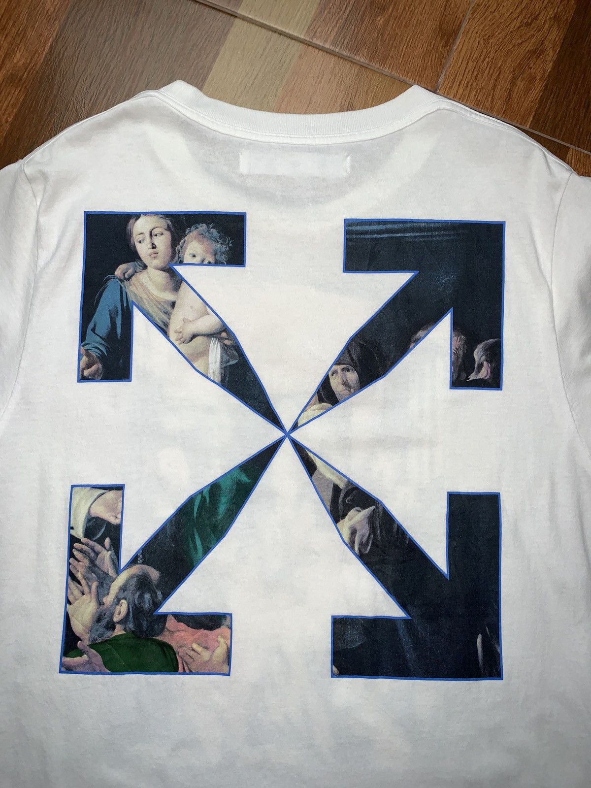 Off-White OFF-WHITE Caravaggio Painting Oversized Tee Size US M / EU 48-50 / 2 - 14 Thumbnail