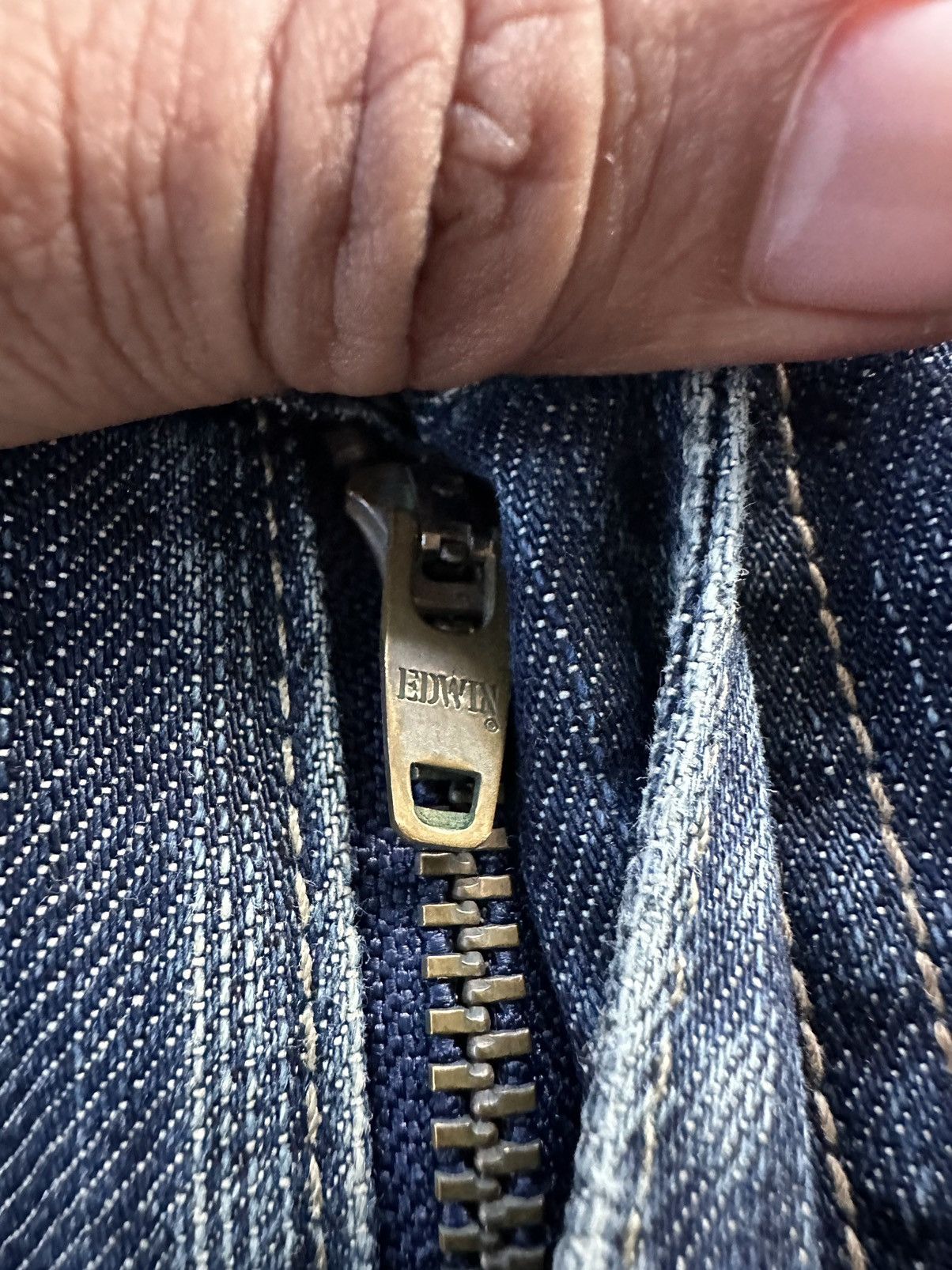 Edwin Vintage Edwin Exclusive Distressed Japan Denim 30x33 D344 Size US 30 / EU 46 - 16 Thumbnail