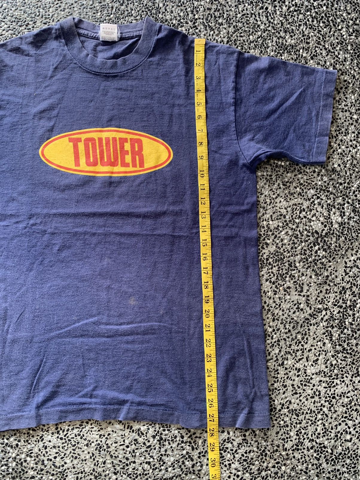 Band Tees × Vintage Vintage 90s Tower Records T Shirt Size US L / EU 52-54 / 3 - 10 Thumbnail