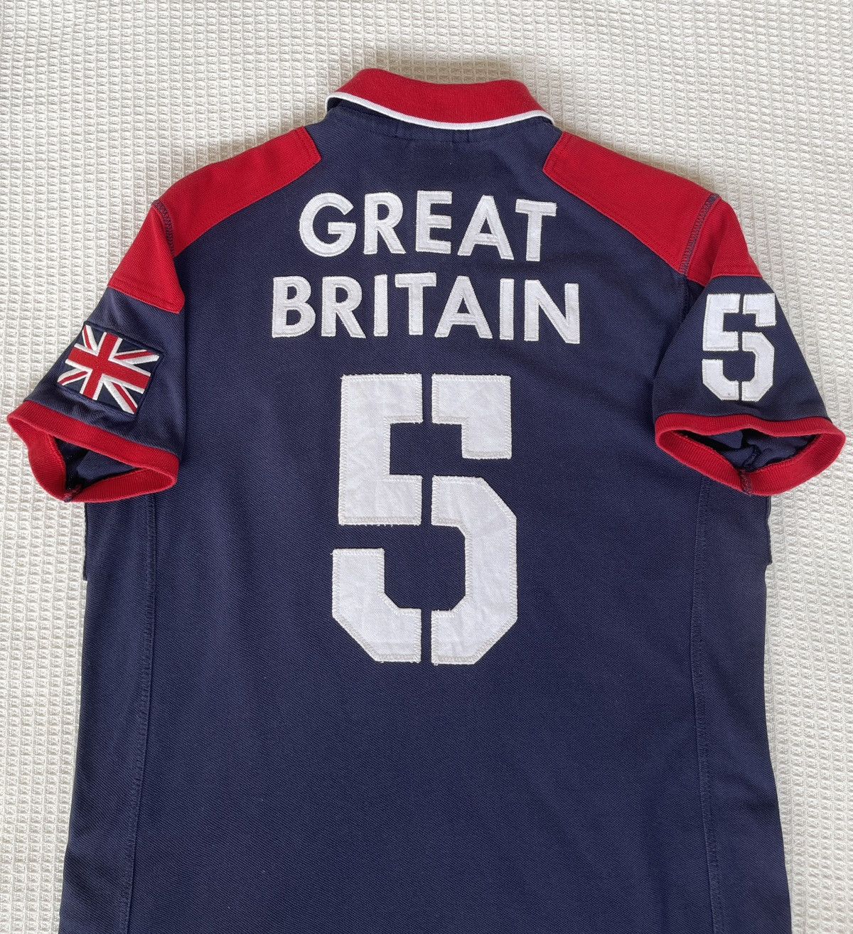 Polo Ralph Lauren Vintage’y2k🔥POLO RALPH LAUREN🔥GREAT BRITAIN 5 Polo Shirt Size US M / EU 48-50 / 2 - 15 Thumbnail