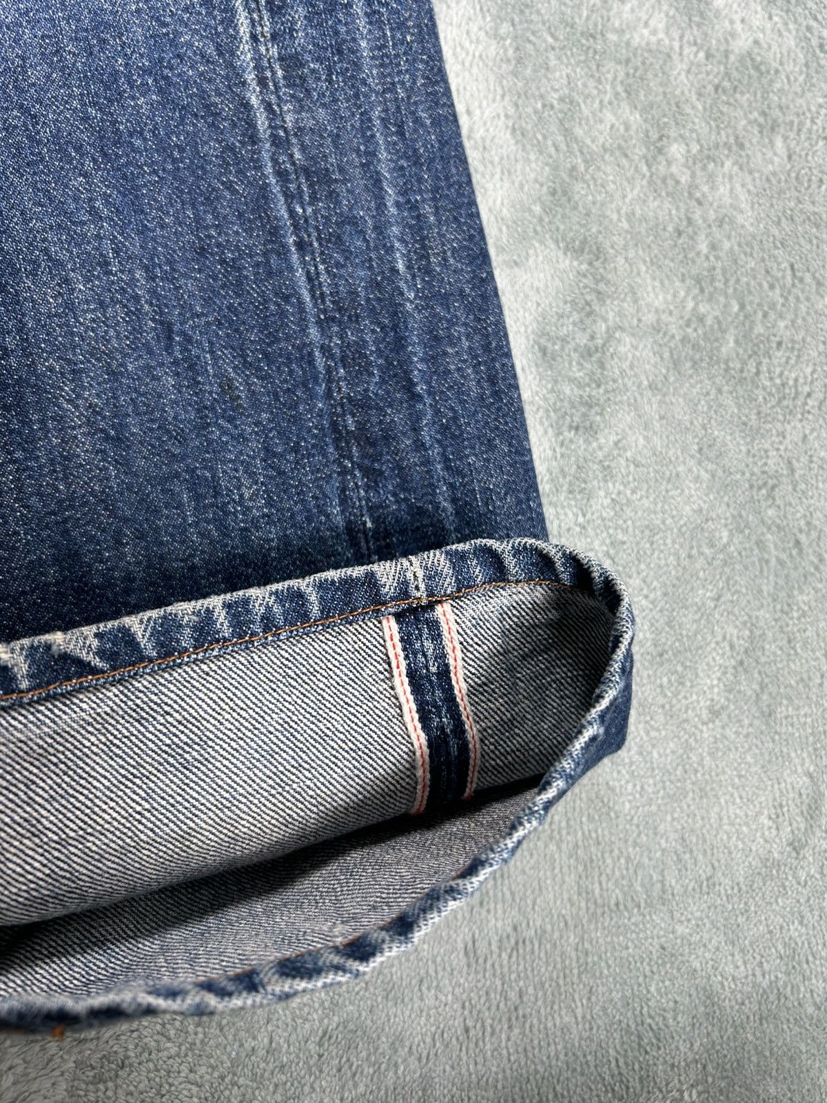 Sugar Cane Vintage Fortune & Co 80’s Hidden Rivet Washed Denim Size US 30 / EU 46 - 5 Thumbnail