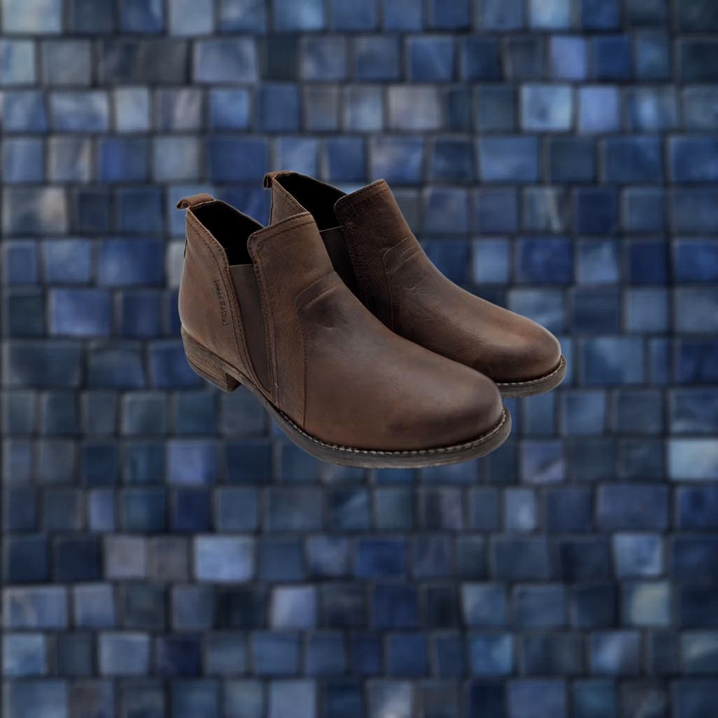 Vintage Josef Seibel Boots Womens Size 6.5 Brown Leather Chelsea Ankle Comfort Booties Shoes Size US 7 / IT 37 - 1 Thumbnail