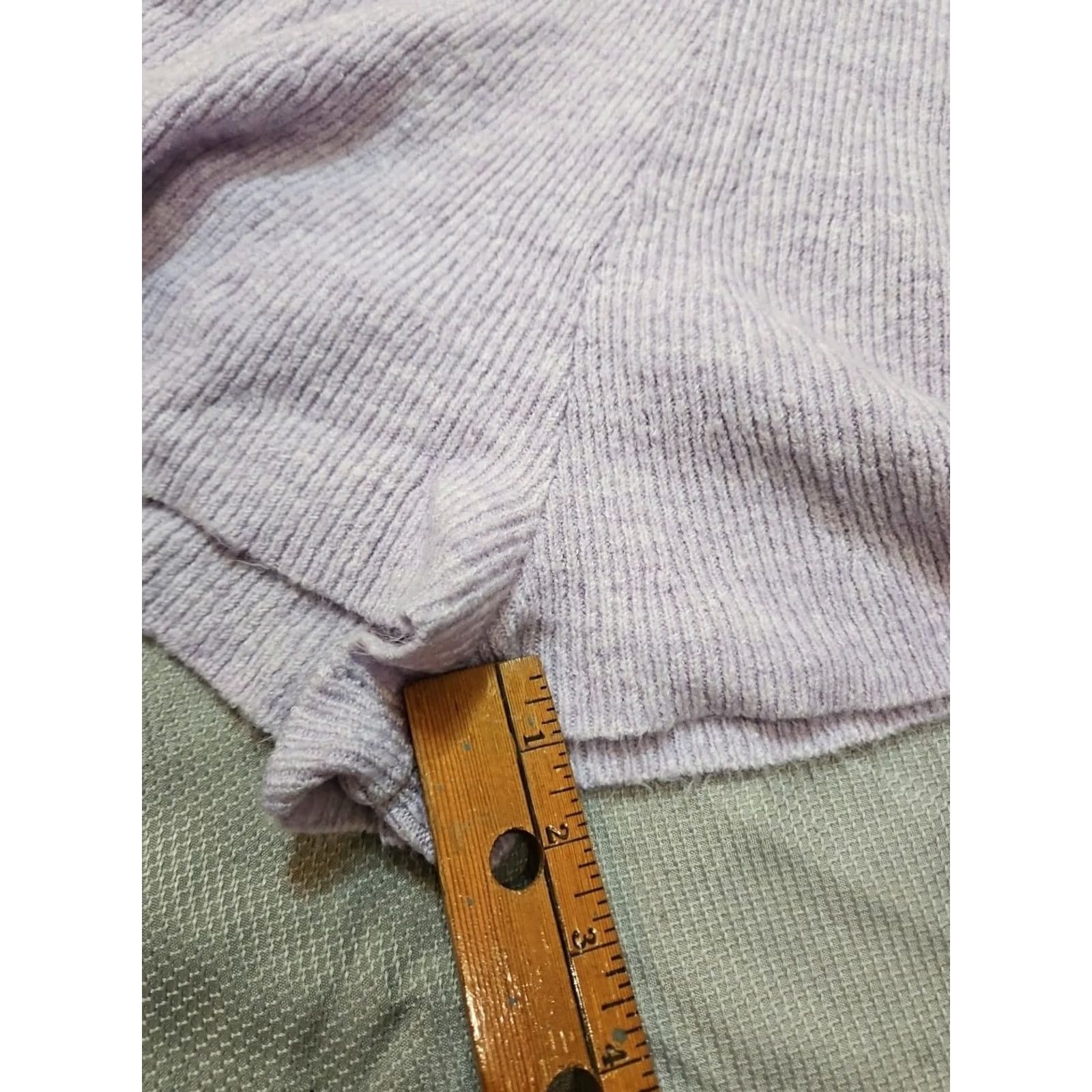 Urban Outfitters VINTAGE Urban Outfitters Romper Womens Medium Purple Sweater Knit Grace Off The Shoulder Size M / US 6-8 / IT 42-44 - 6 Thumbnail
