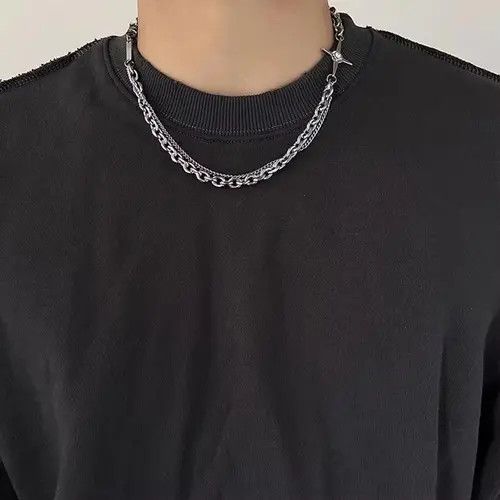 VIBE STAR Linked Chain Necklace Size ONE SIZE - 6 Thumbnail