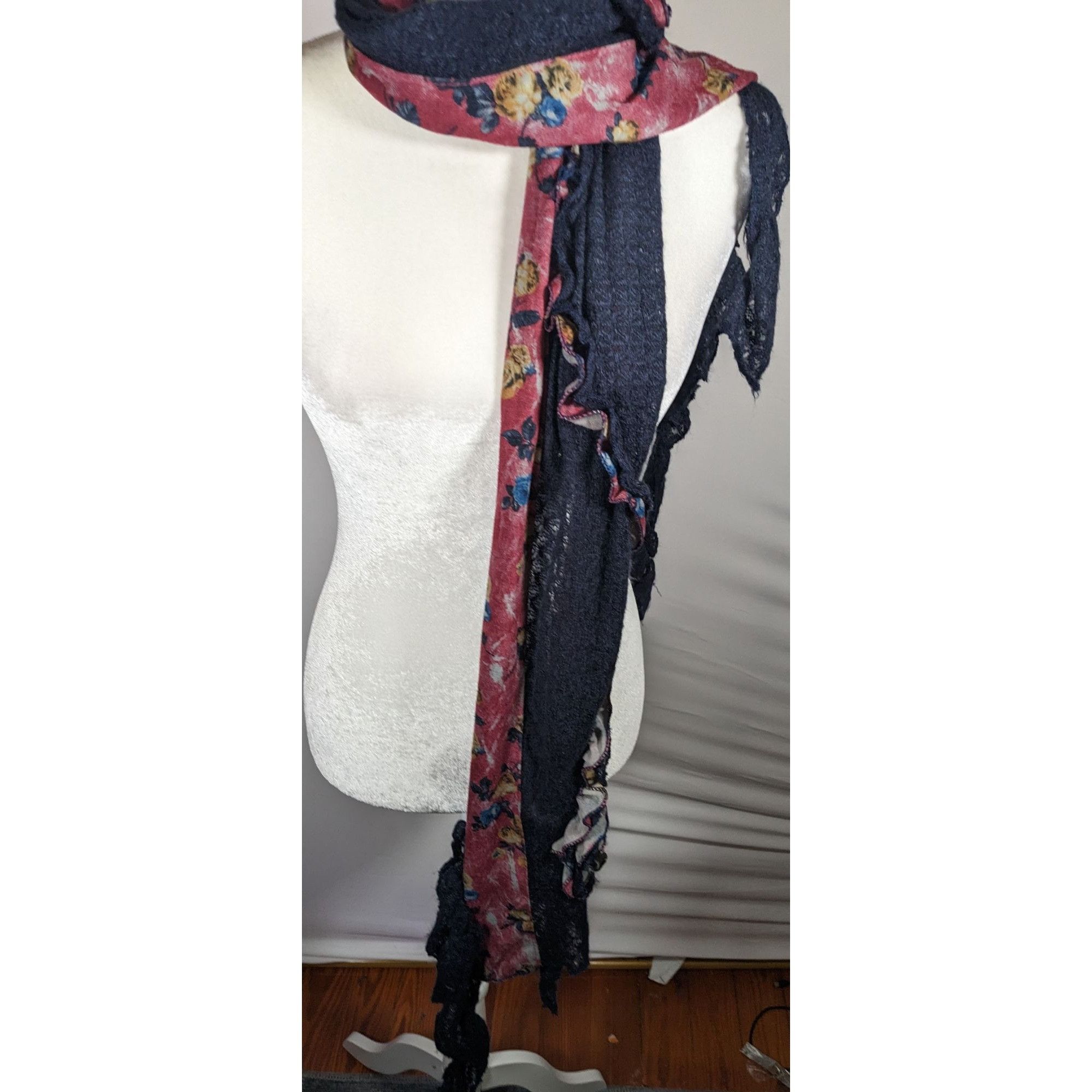 Other Vintage Witchy Floral Bohemian Fairycore Asymmetrical Pink A Size ONE SIZE - 8 Thumbnail