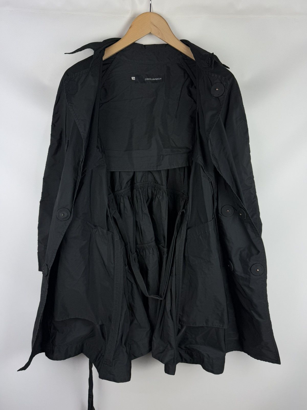 Dsquared2 Dsquared Ladies Double Breasted Belted Trench Coat Jacket Size M / US 6-8 / IT 42-44 - 18 Thumbnail
